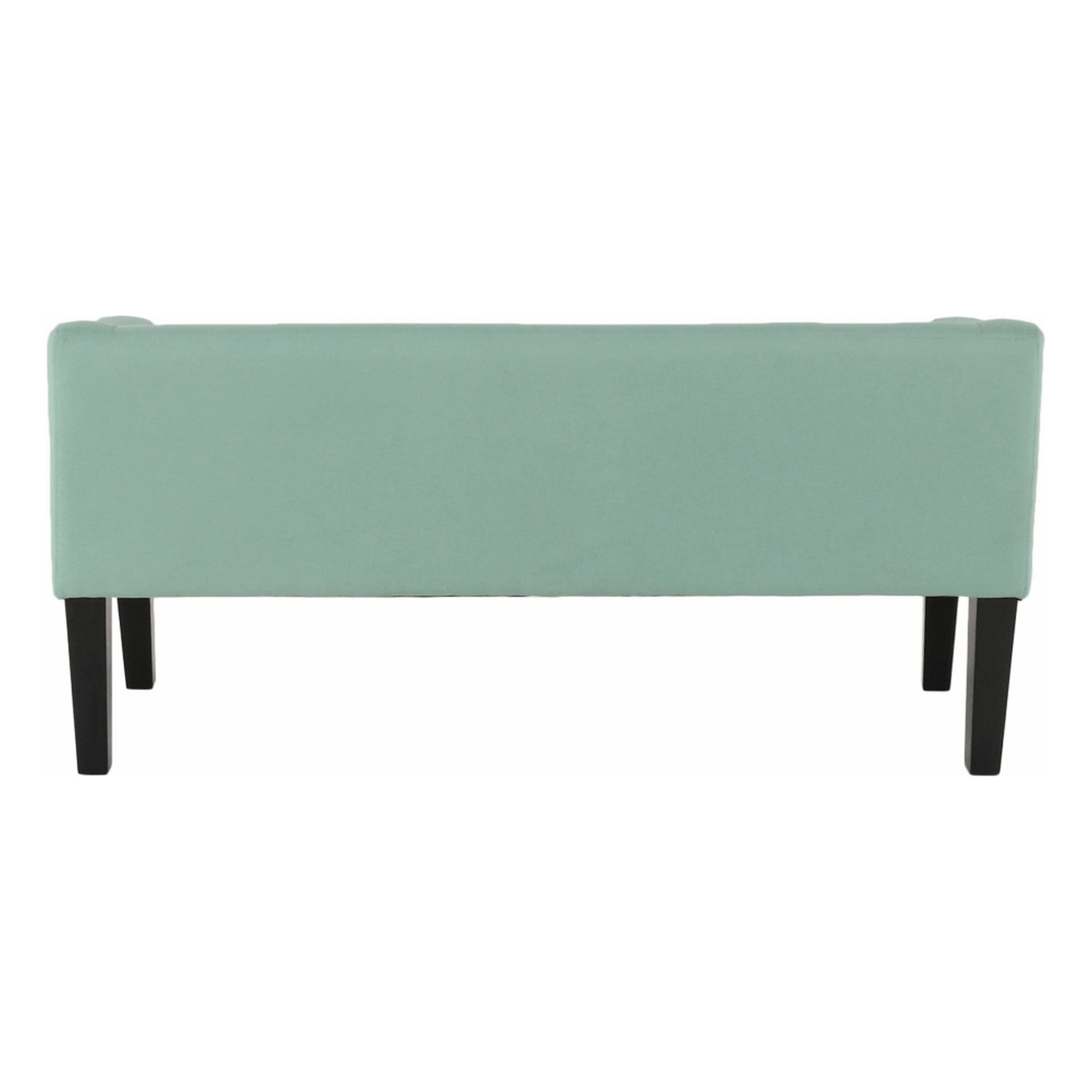 Bancheta FIRONA, stofa clasica verde menta, 127x57x60 cm