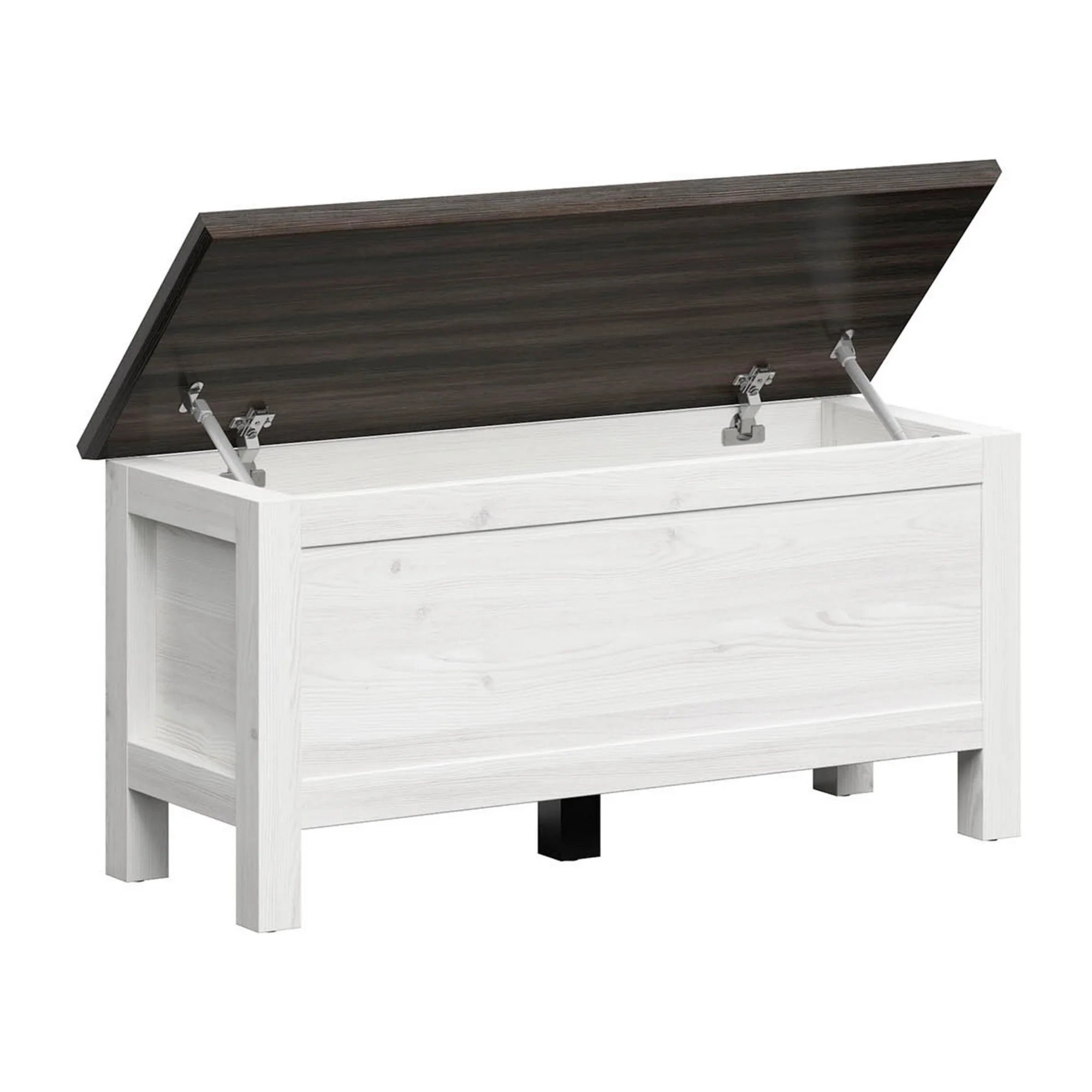 Bancheta HESEN, PAL, pin deschis/pin larico, 100x39x47 cm