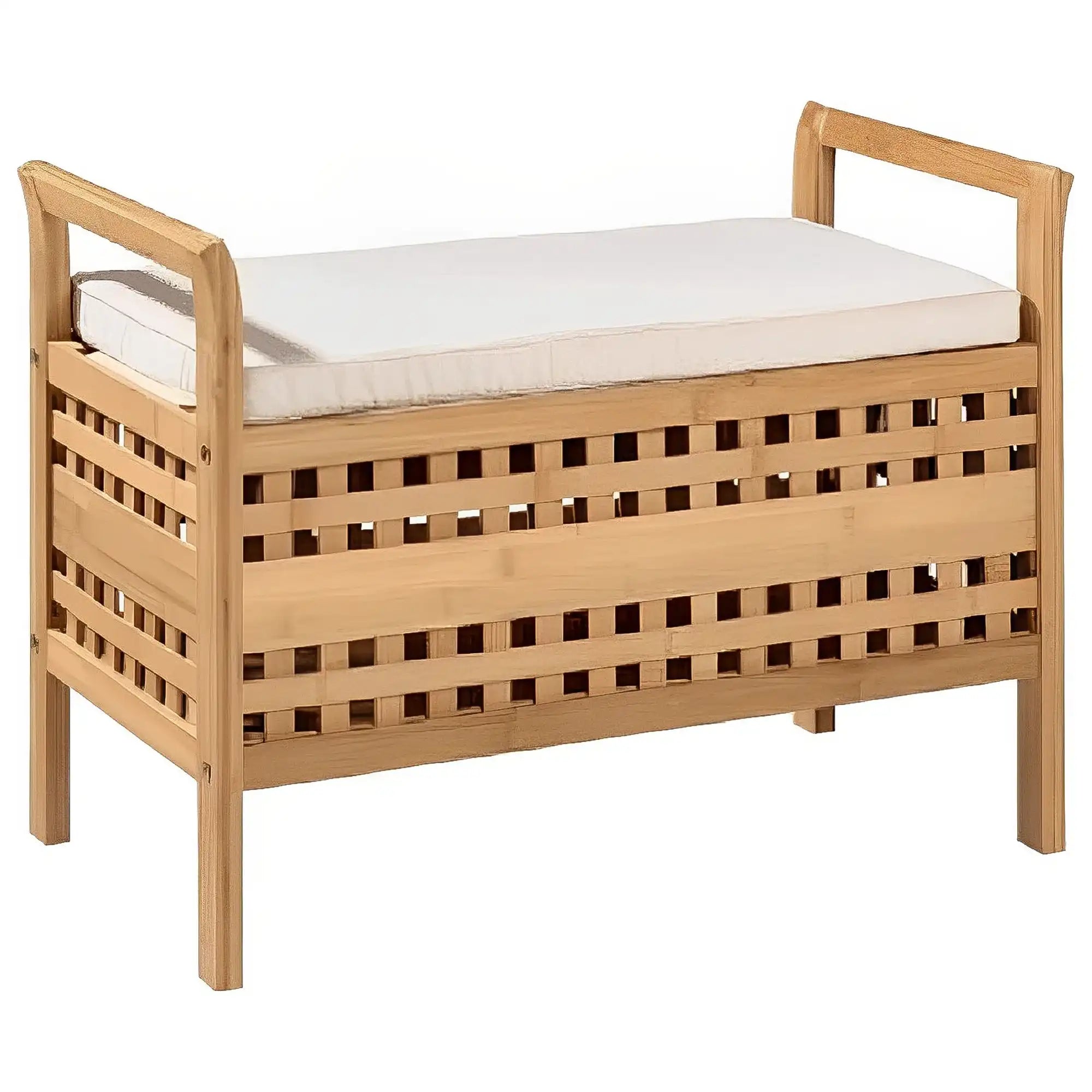 Bancheta TOLOSA, stejar auriu/gri, material textil/negru, 69x37x50 cm