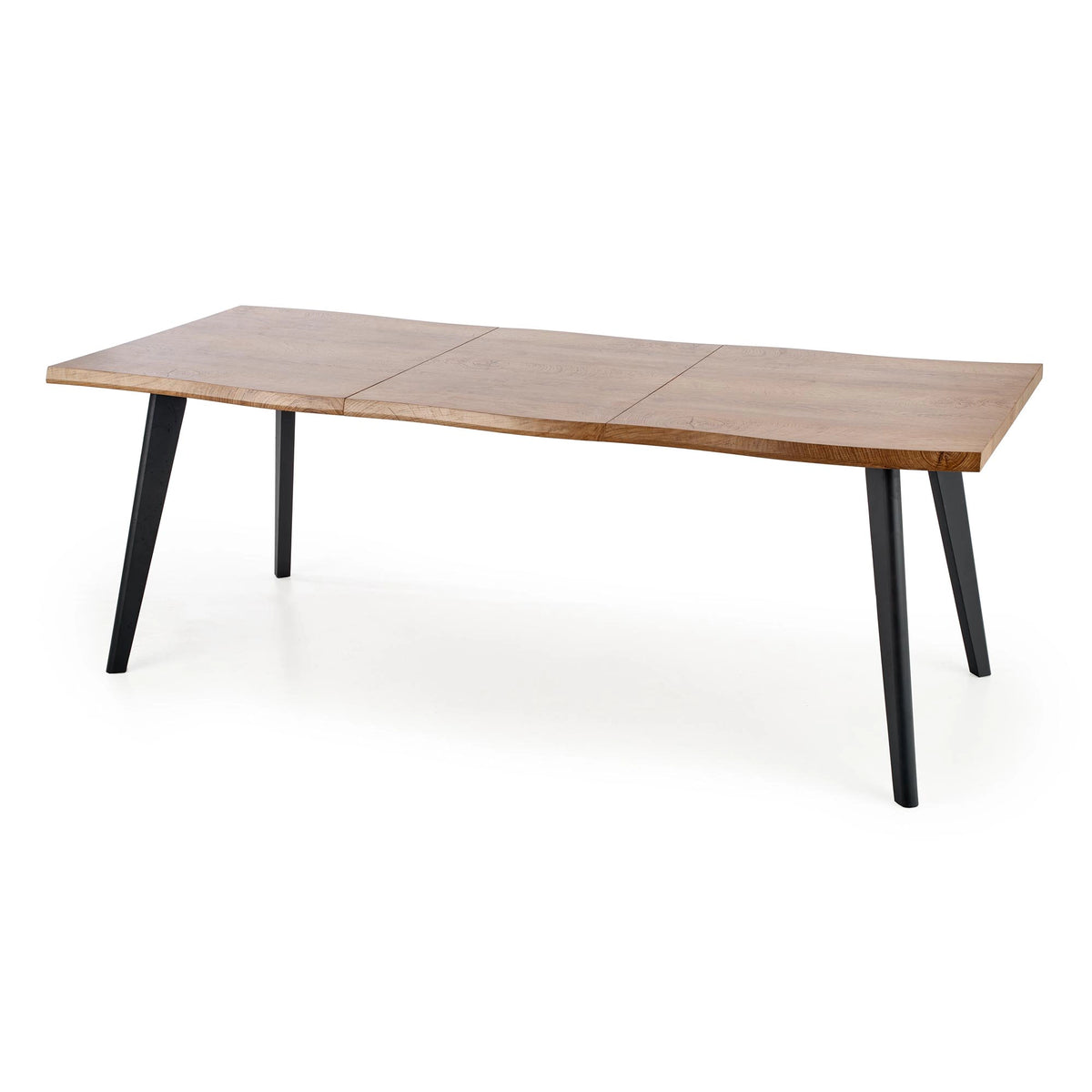 Masa extensibila bucatarie DICKSON, stejar natural, 120-180x80x75 cm