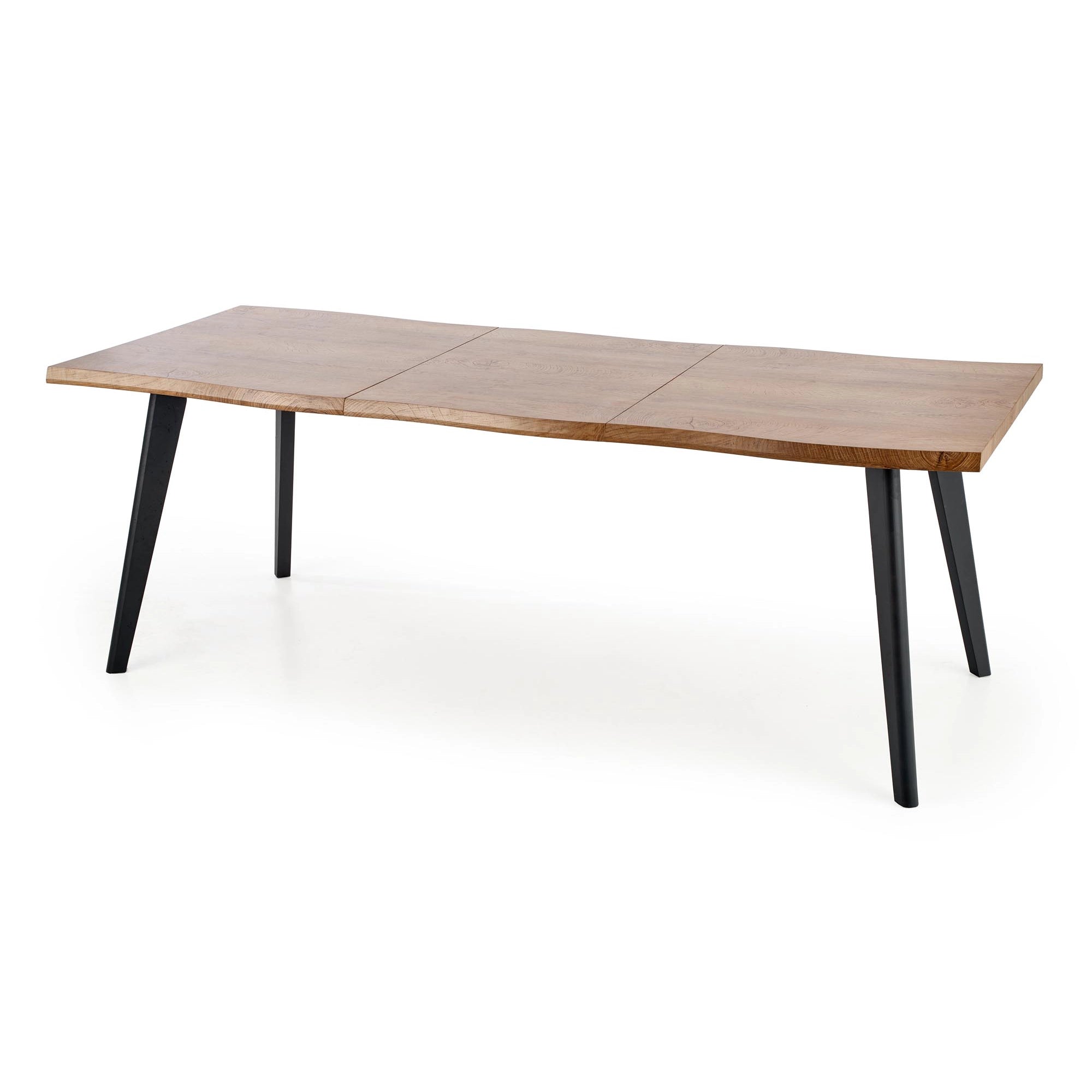 Masa extensibila bucatarie DICKSON, stejar natural, 120-180x80x75 cm