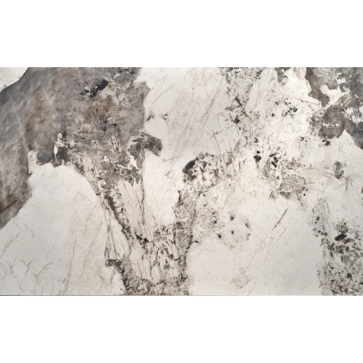 Masa living lux FERNANDO, alb/negru, ceramica/metal, 160/240x92x75 cm