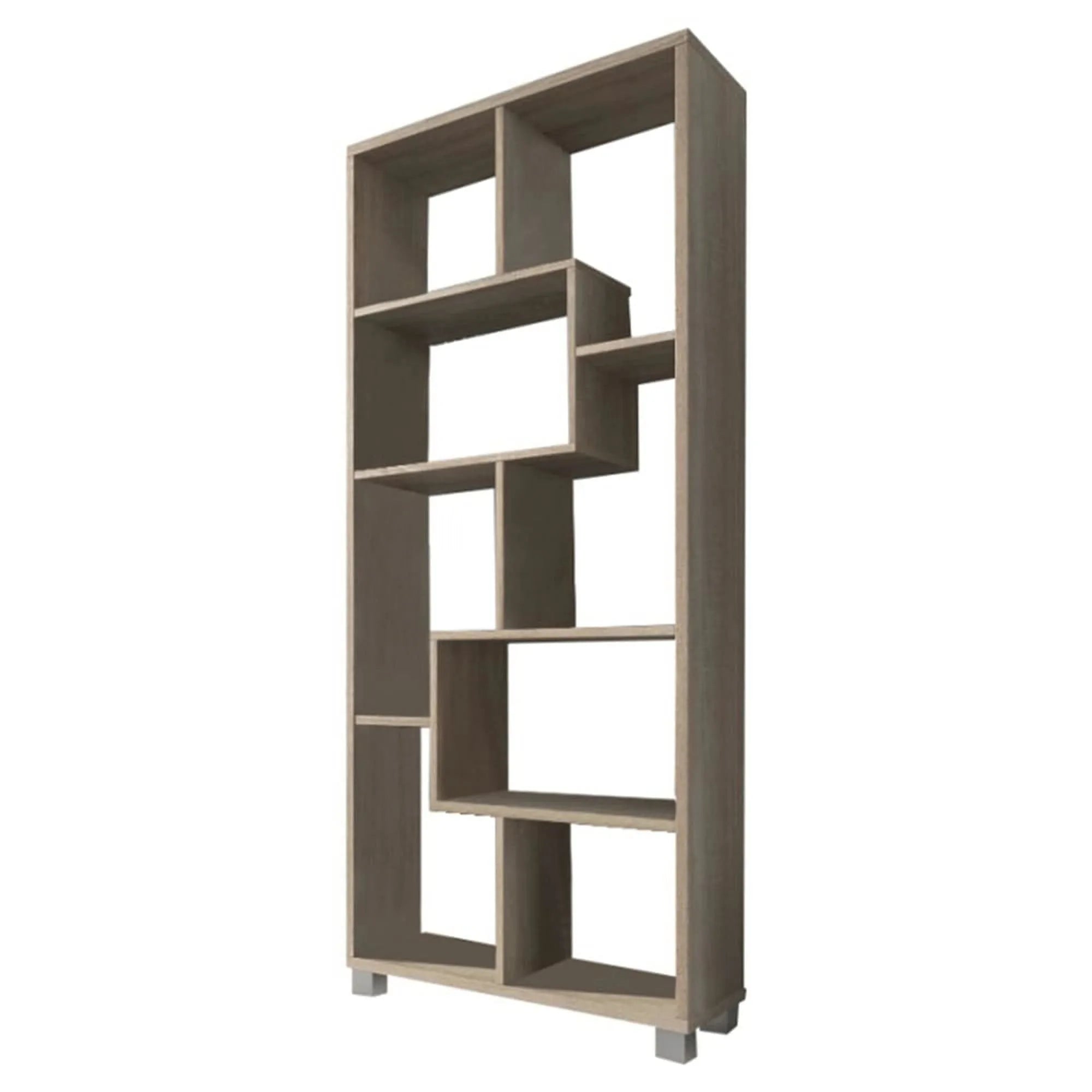 Biblioteca ADEN, stejar sonoma, PAL melaminat, 69x25x161 cm