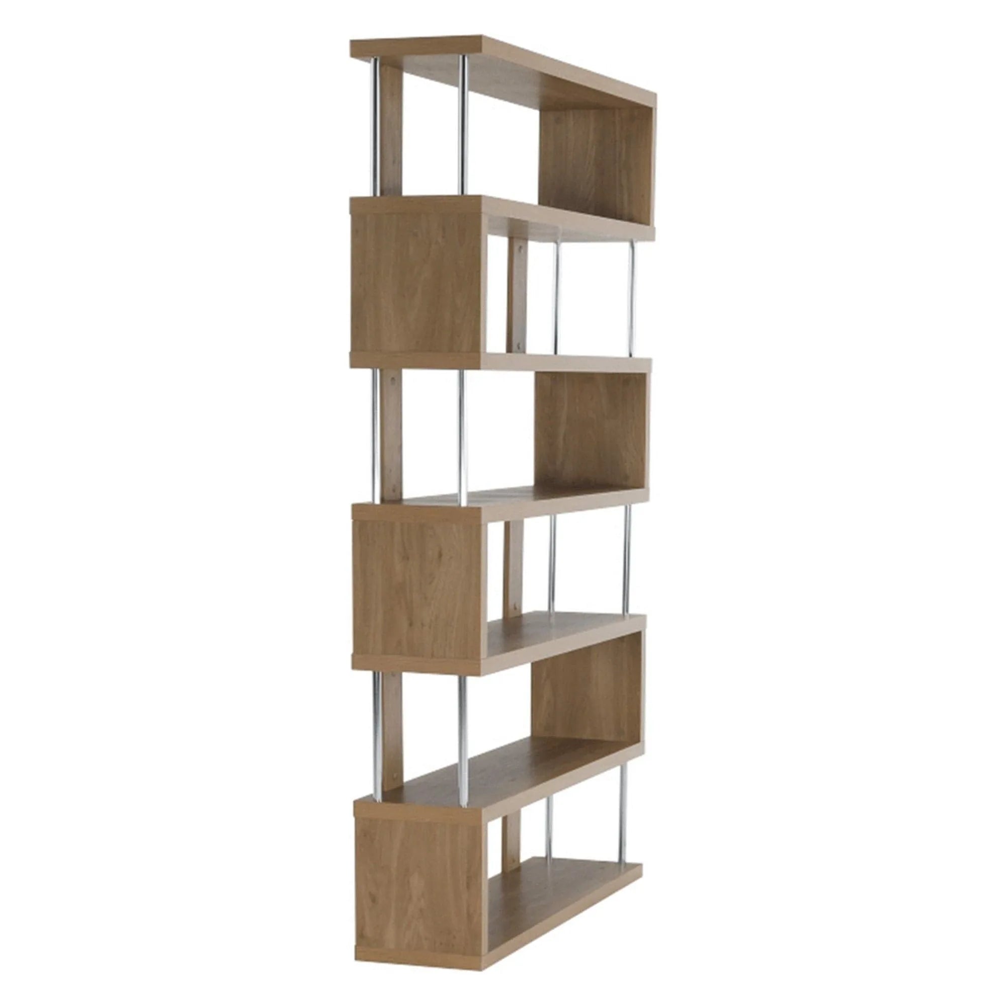 Biblioteca ALIS, stejar, PAL, 110x29x191 cm