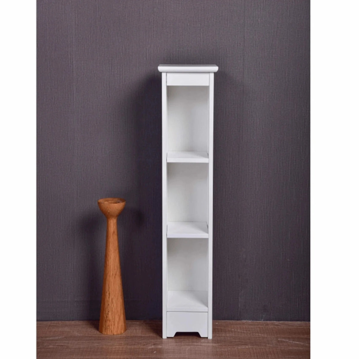 Biblioteca ATENE TYPUL 6, alb, 17x17x80 cm