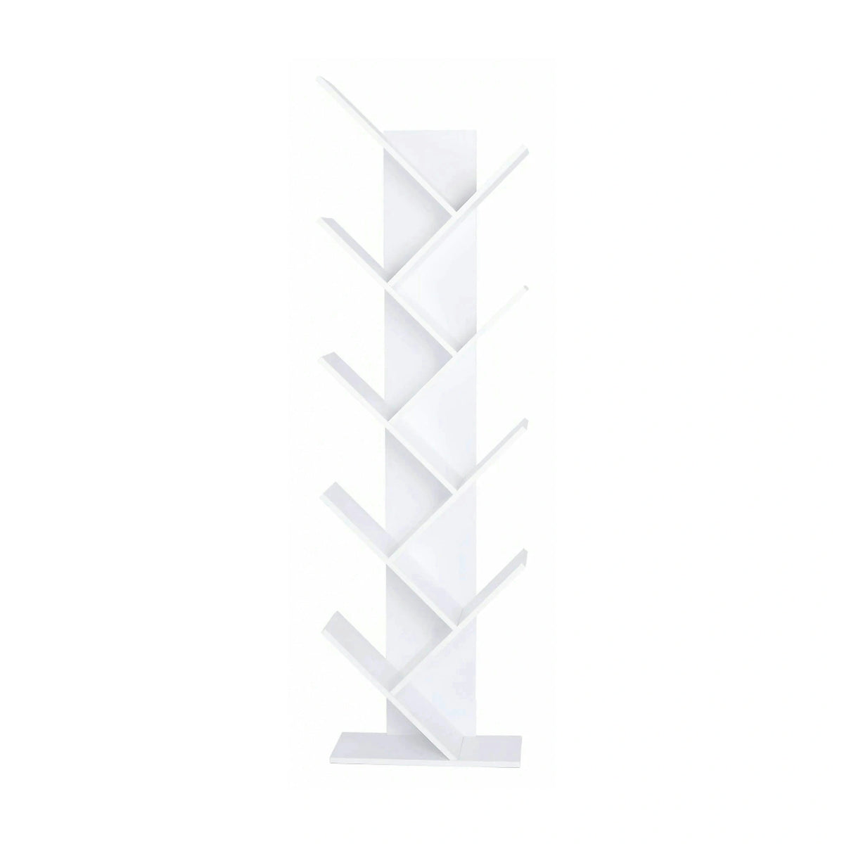Biblioteca BAKI NEW TYP 1, alb, DTD laminat, 43x20x144 cm