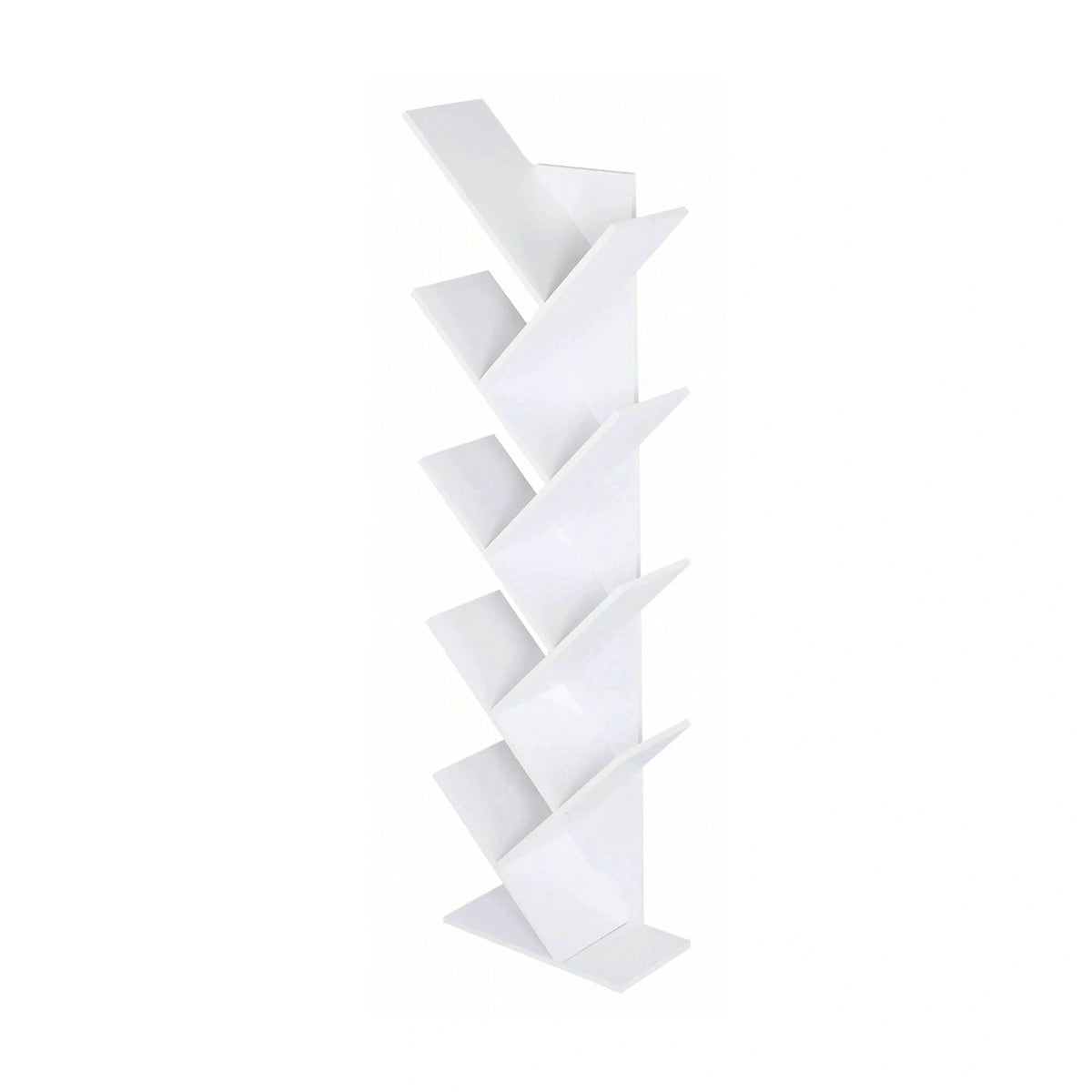 Biblioteca BAKI NEW TYP 1, alb, DTD laminat, 43x20x144 cm