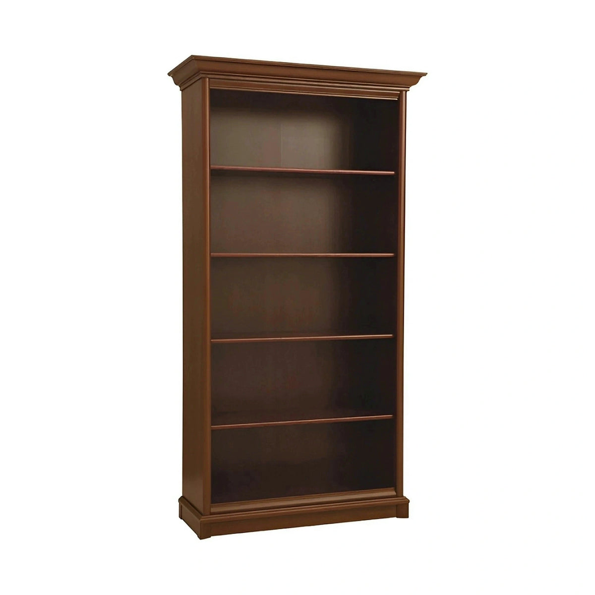 Biblioteca clasica living KENT, castan, PAL, 110x43x205 cm