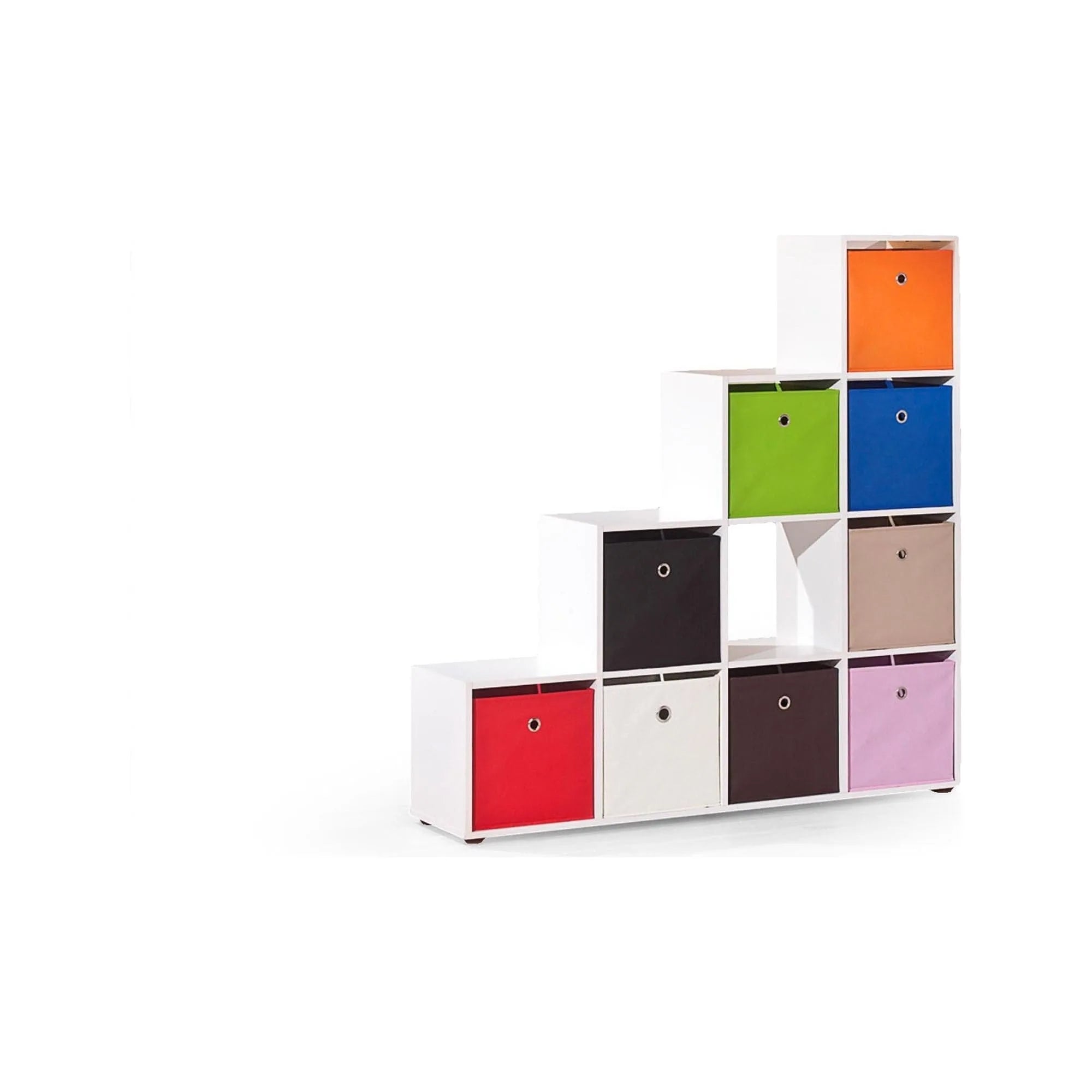 Biblioteca COBOTO, multicolor, PAL laminat, 139x33x144 cm