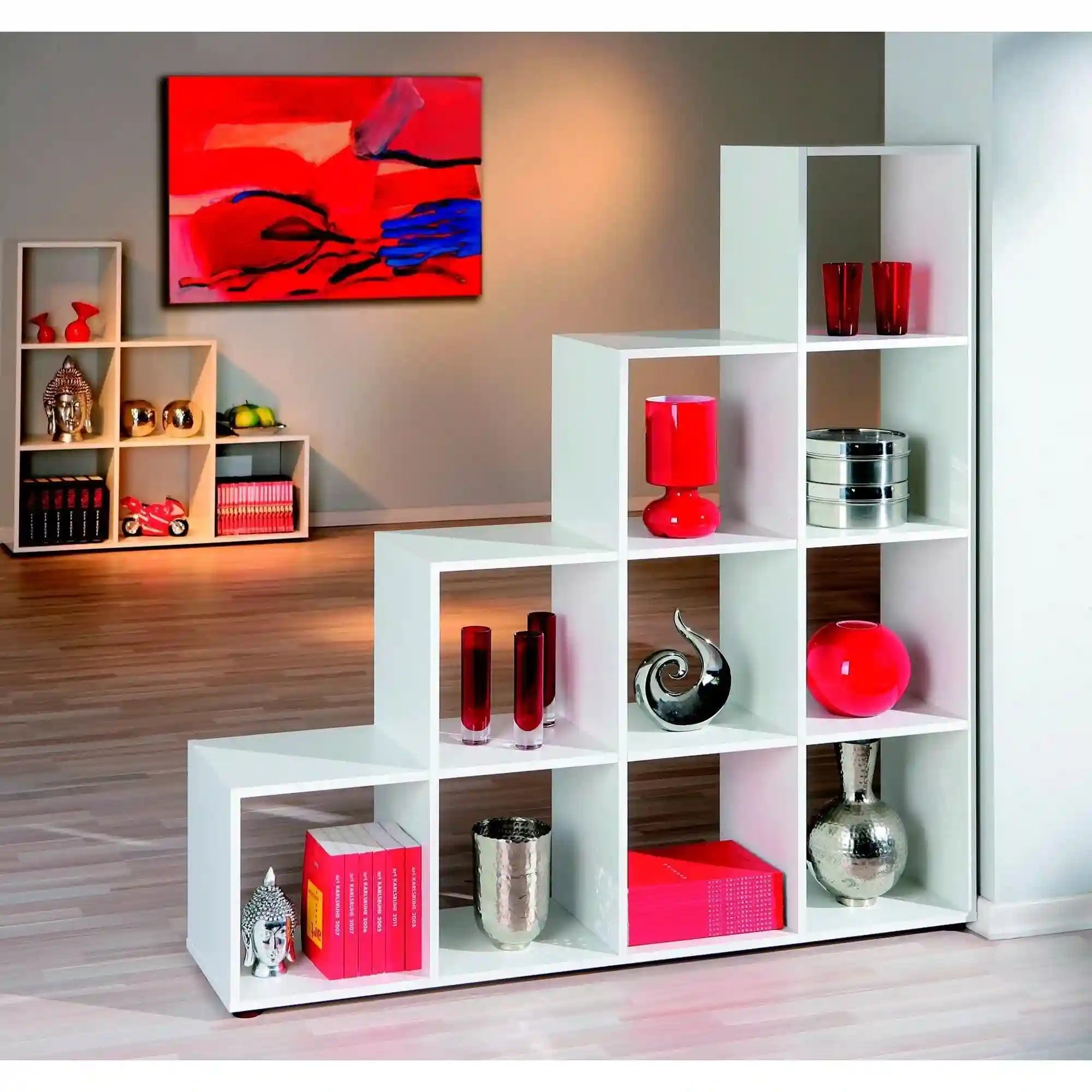 Biblioteca COBOTO, multicolor, PAL laminat, 139x33x144 cm