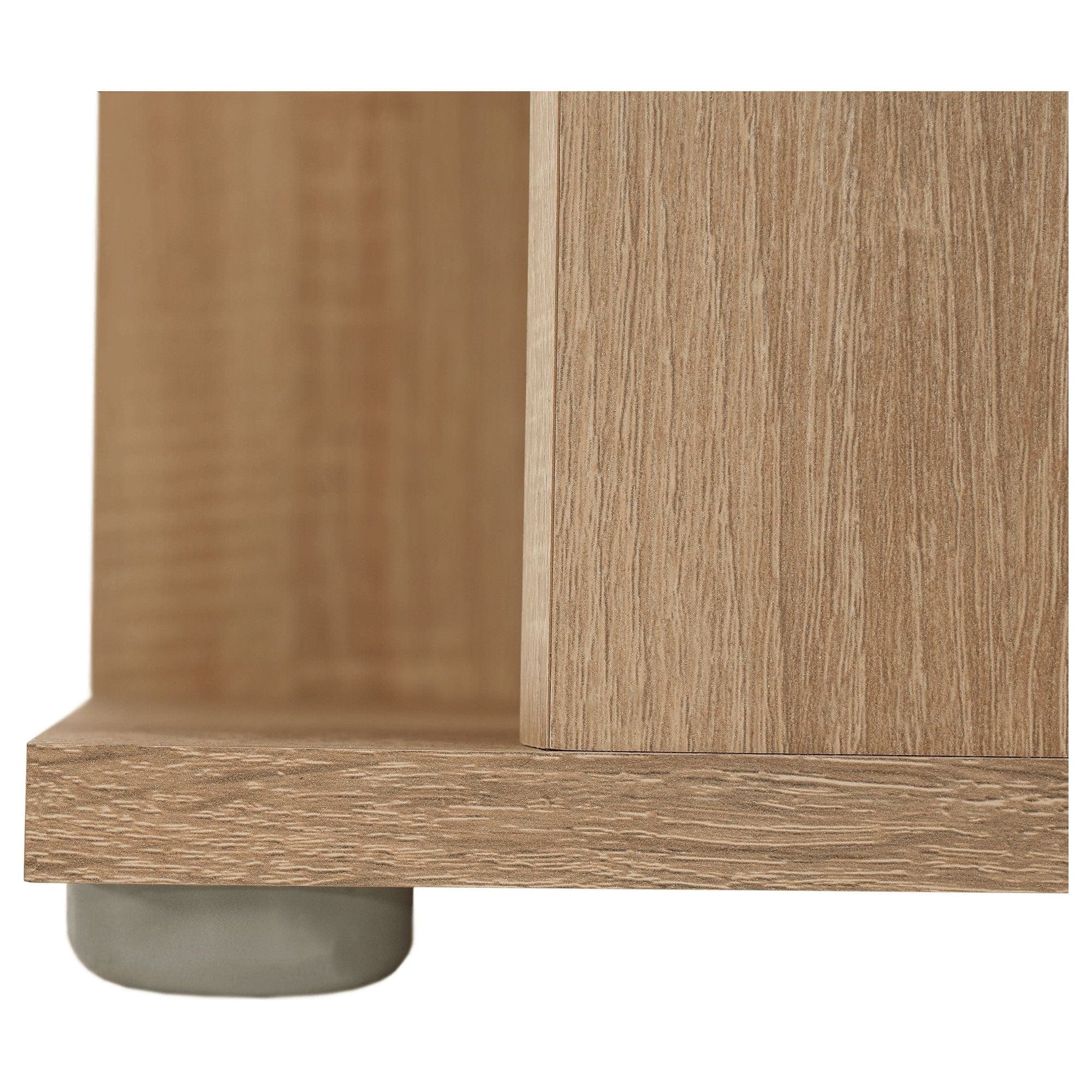 Biblioteca de colt KORIND, stejar sonoma, DTD laminat, 38x38x186 cm