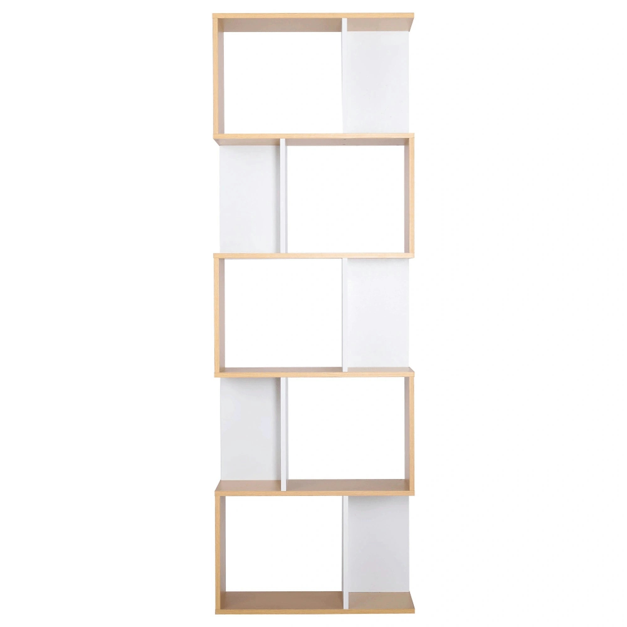 Biblioteca ERDEM NEW TYP 4, pin/alb, DTD laminat, 60x24x180 cm