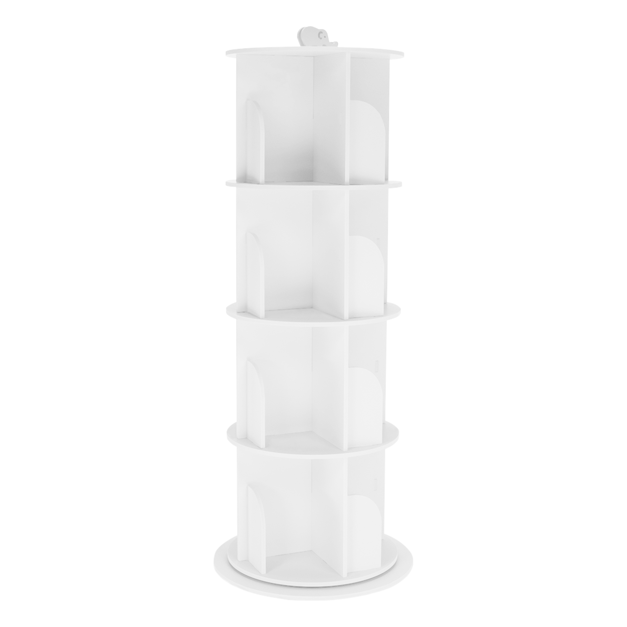 Biblioteca ERION TIP 1, alb, 41x41x127 cm