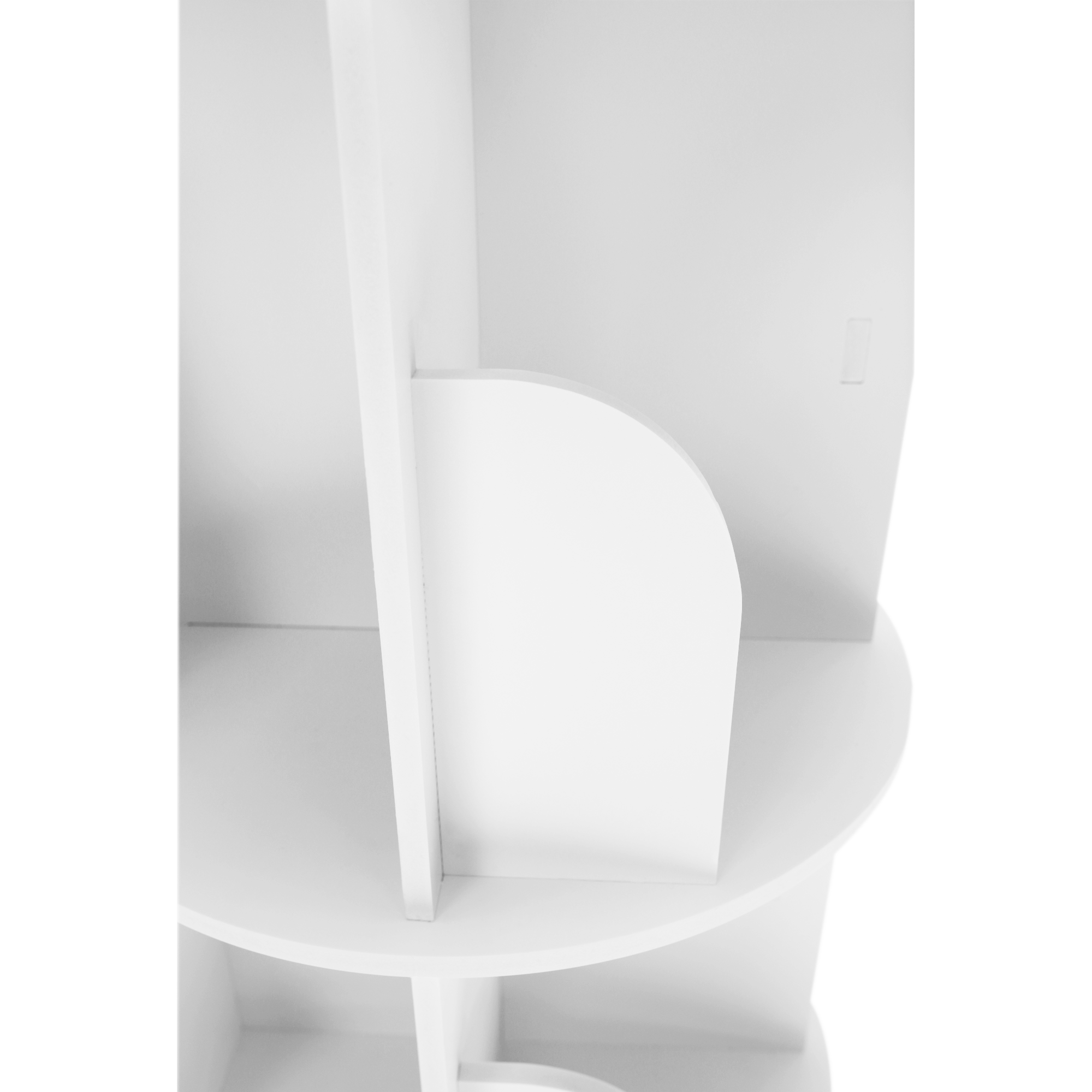 Biblioteca ERION TIP 1, alb, 41x41x127 cm