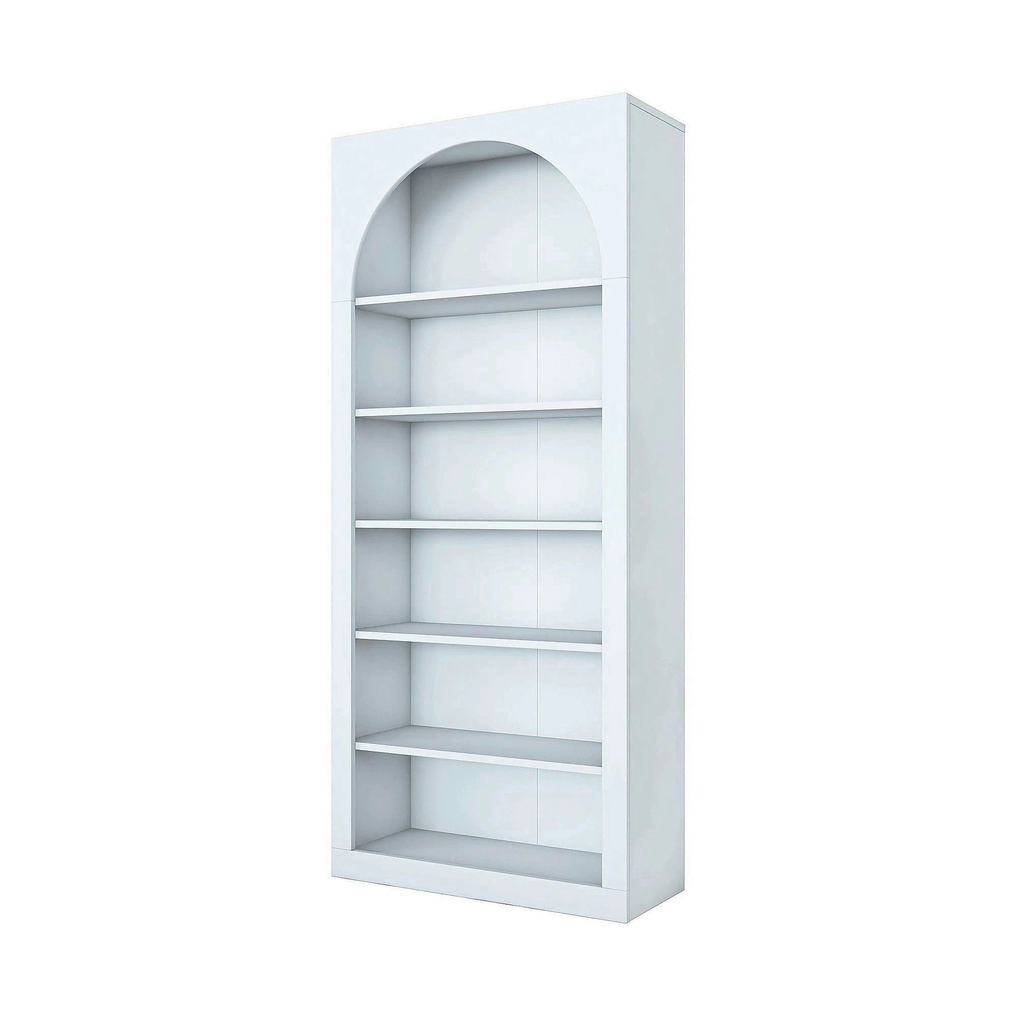 Biblioteca HC116 3142, alb, PAL melaminat, 80x32x180 cm