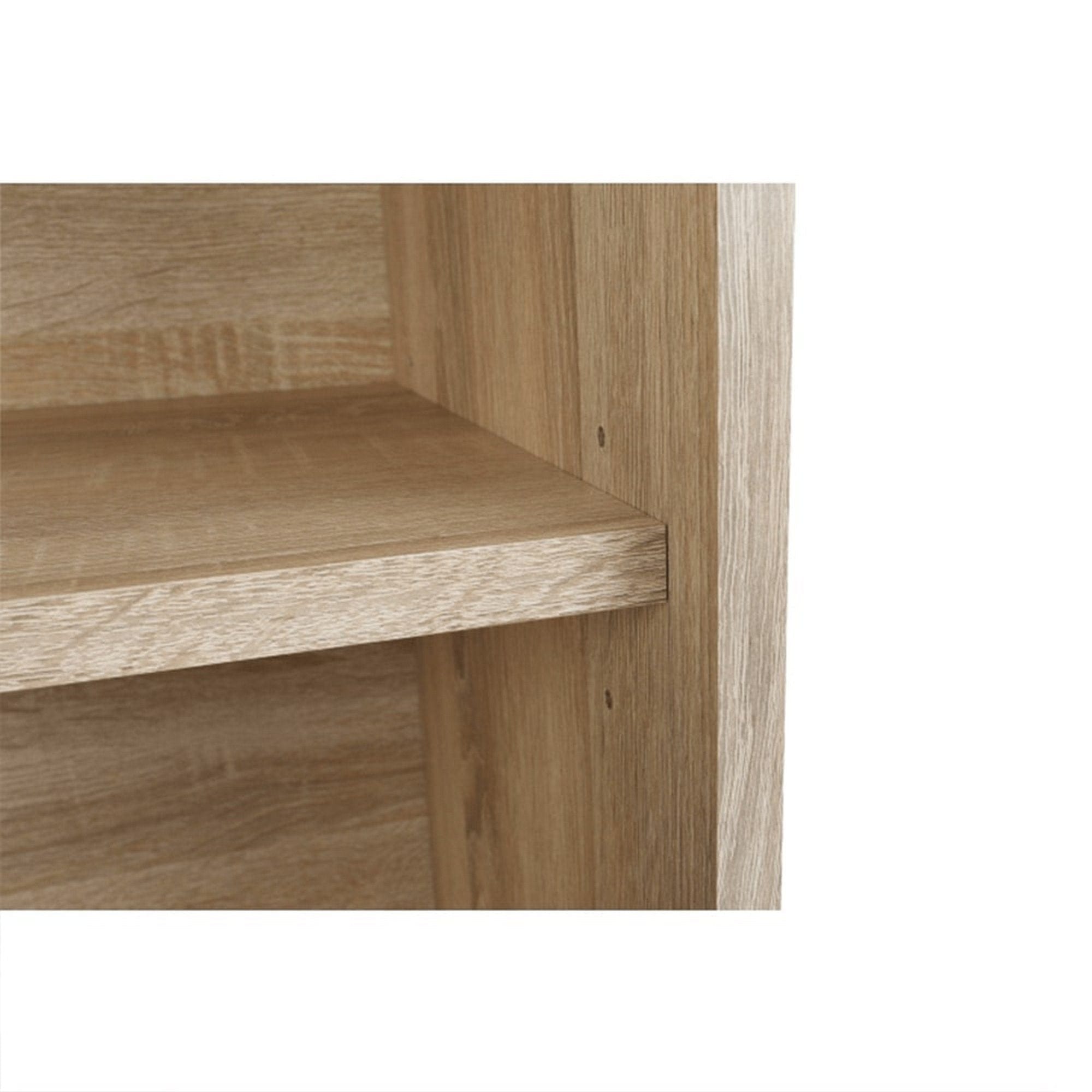 Biblioteca JOHAN 2 NEW 04, stejar sonoma, PAL melaminat, 73x34x186 cm