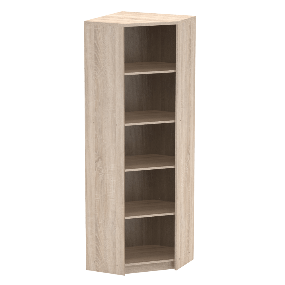 Biblioteca JOHAN 2 NEW 09, stejar sonoma, PAL melaminat, 63x63x186 cm