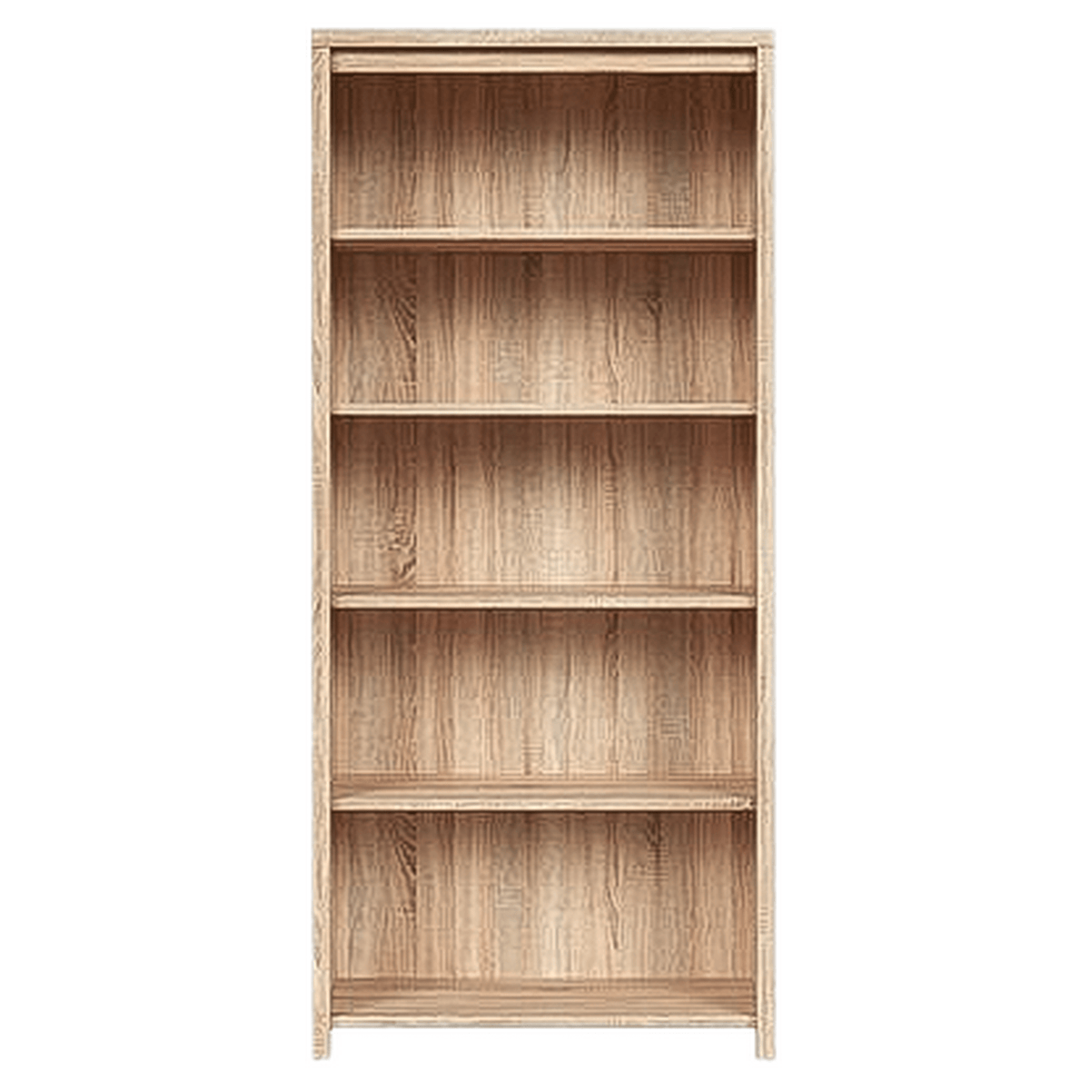 Biblioteca KASPIAN, stejar sonoma, PAL, 90x41x200 cm