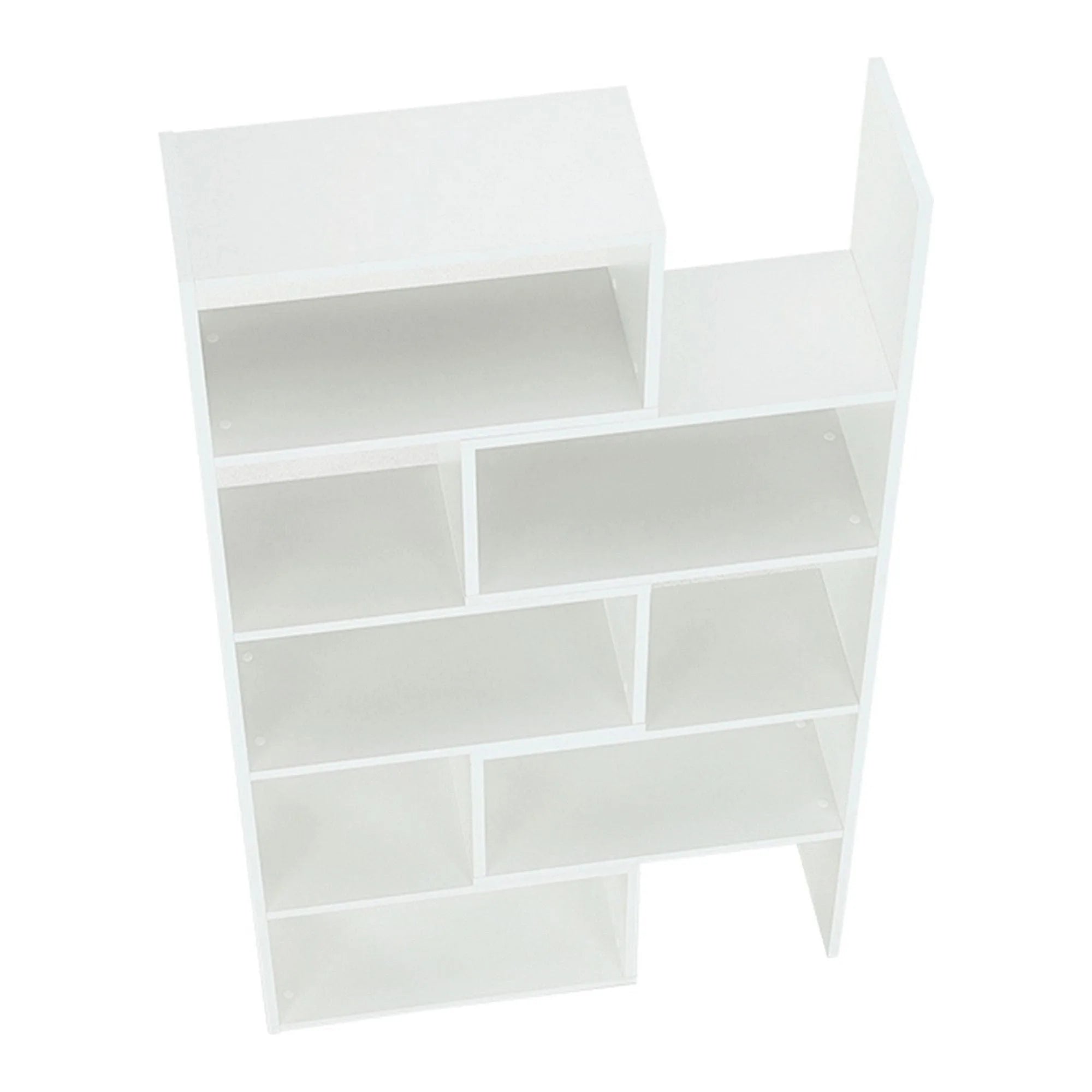 Biblioteca KLOE I, alb, PAL melaminat, 72/125x33x188 cm