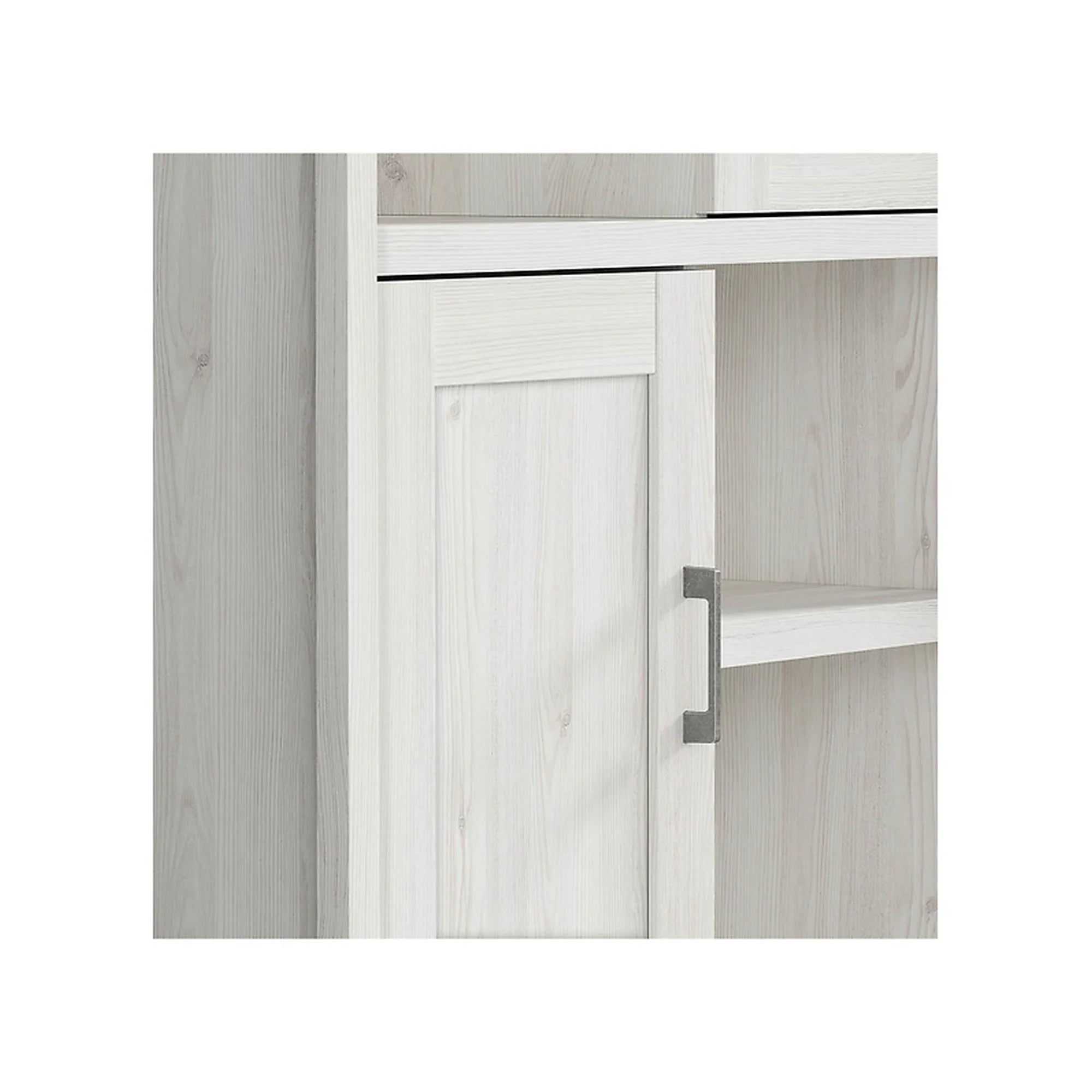 Biblioteca LUCA JUZI, zada sibiu deschis, PAL laminat, 106x43x135 cm