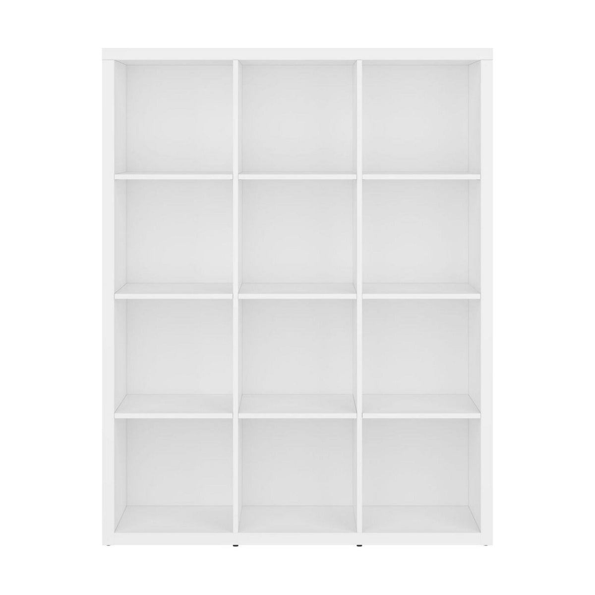 Biblioteca NEPO PLUS, alb, PAL, 114x39x147 cm