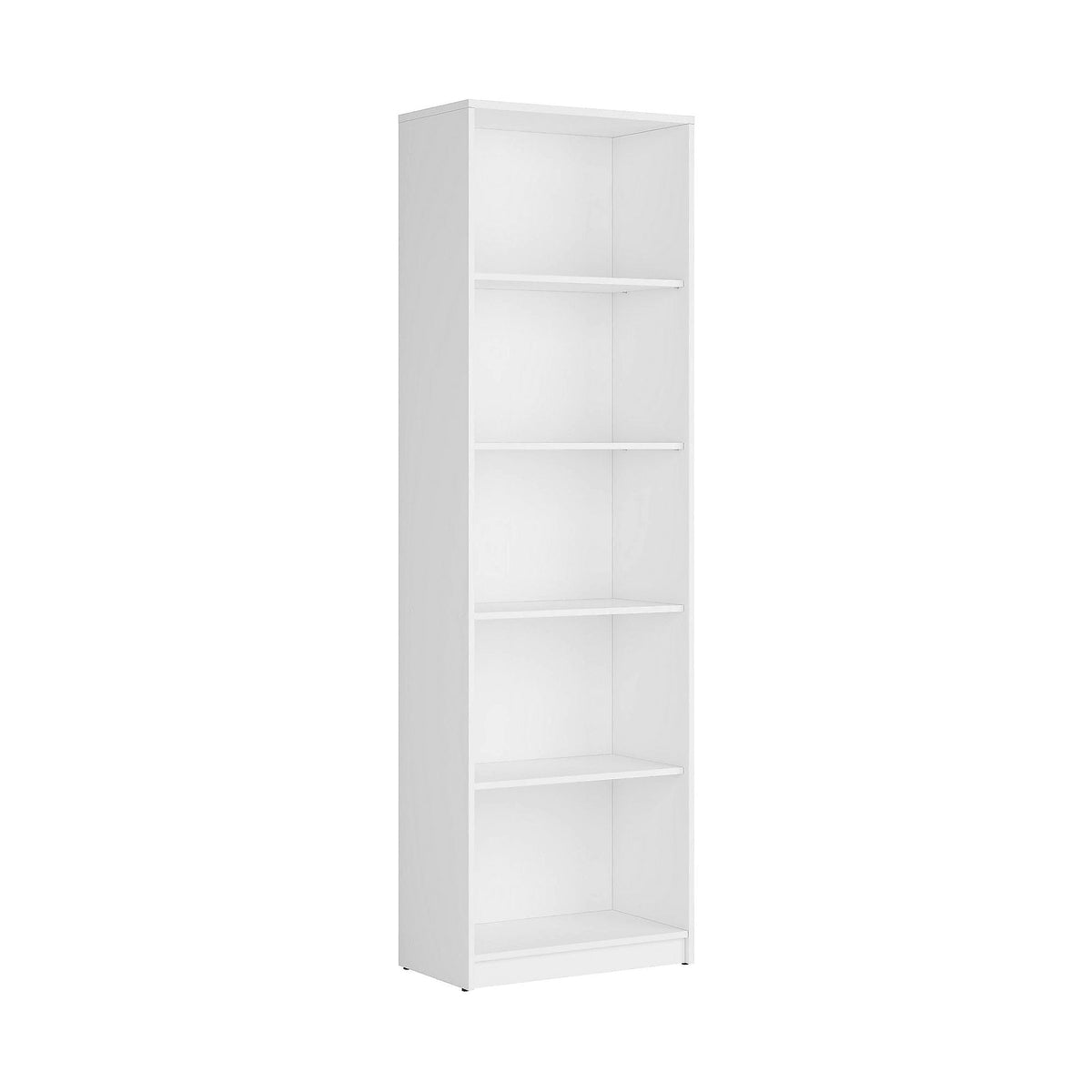 Biblioteca NEPO PLUS, alb, PAL, 60x34x197 cm