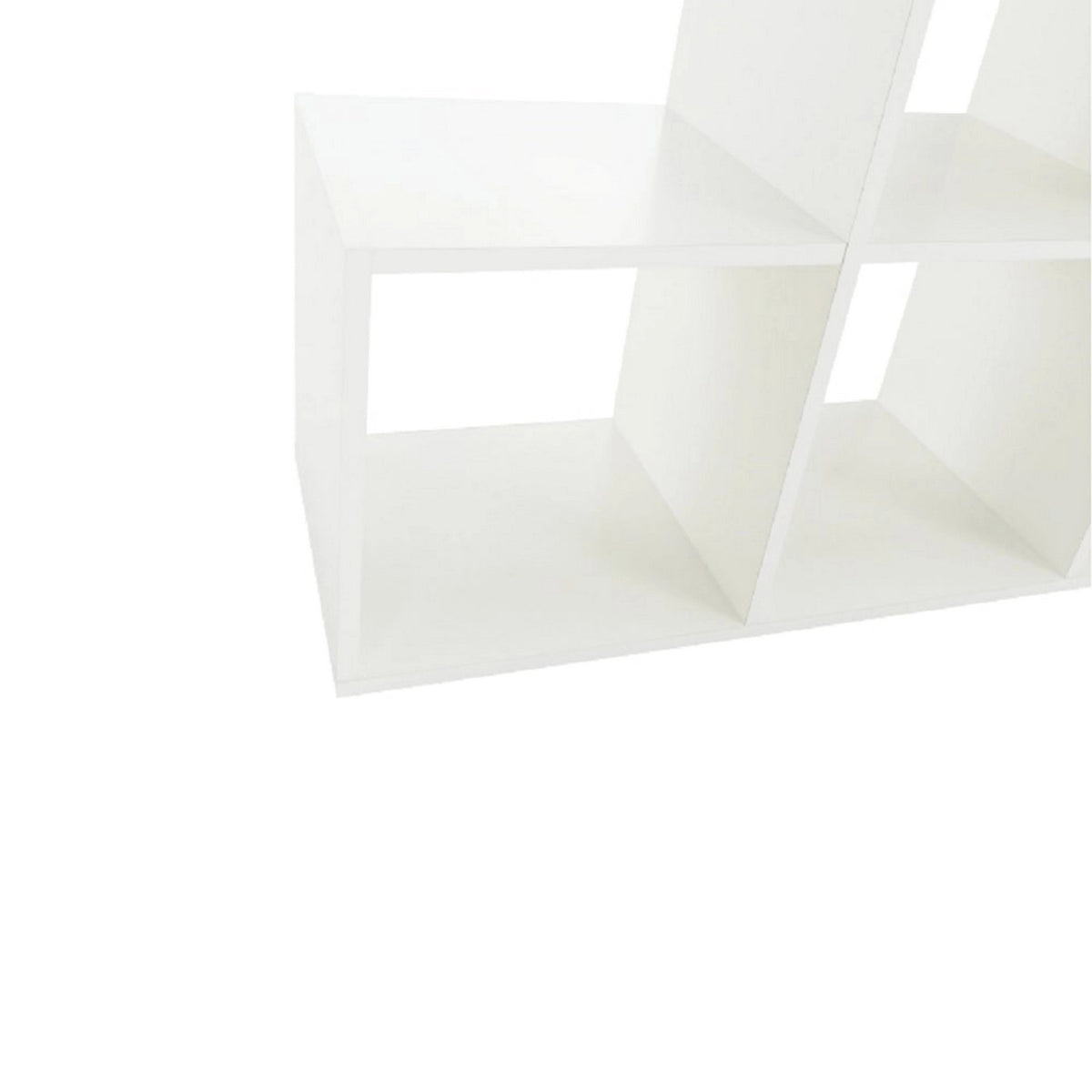 Biblioteca NORAH, alb, PAL melaminat, 139x33x144 cm