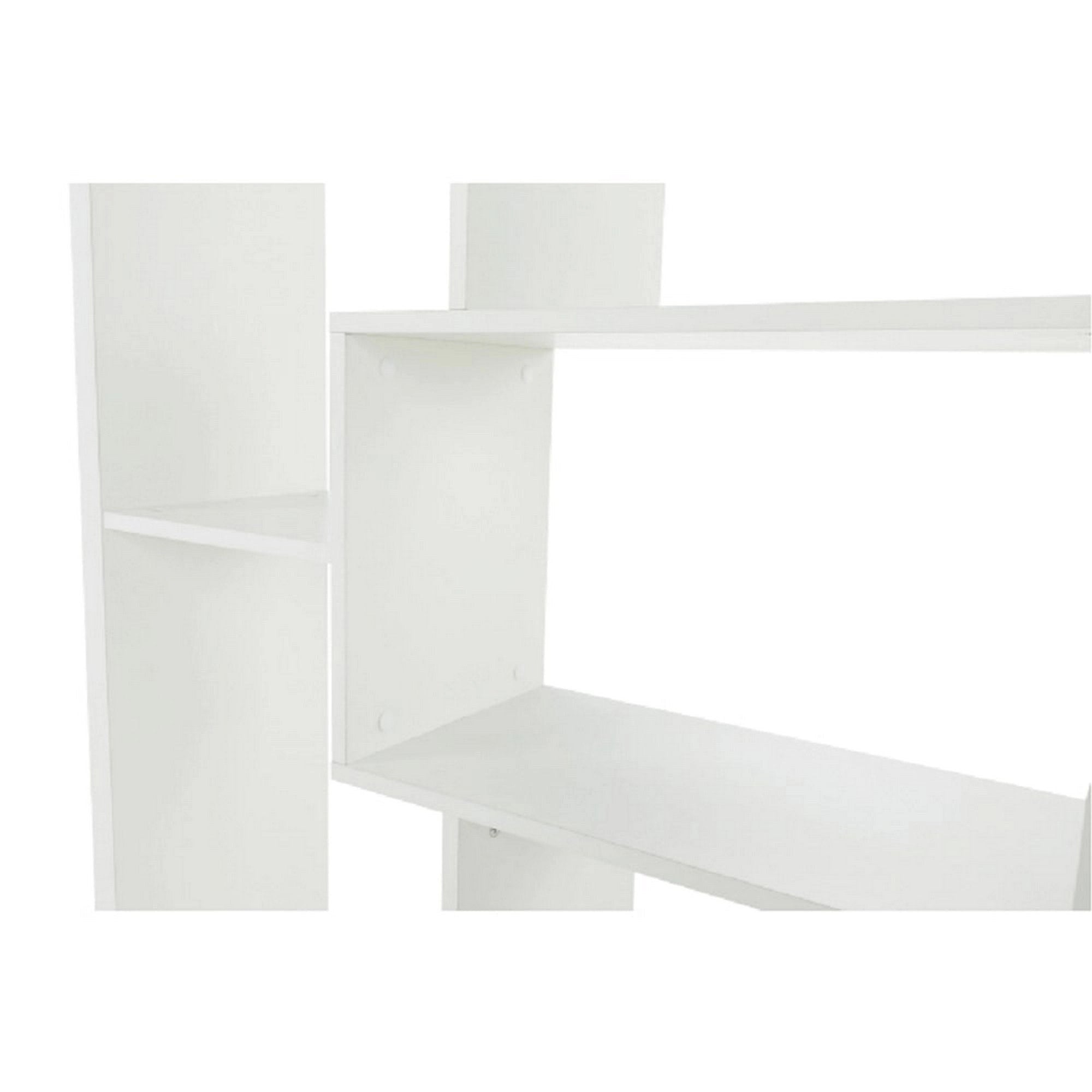 Biblioteca ODYN, alb, PAL, 89x29x180 cm