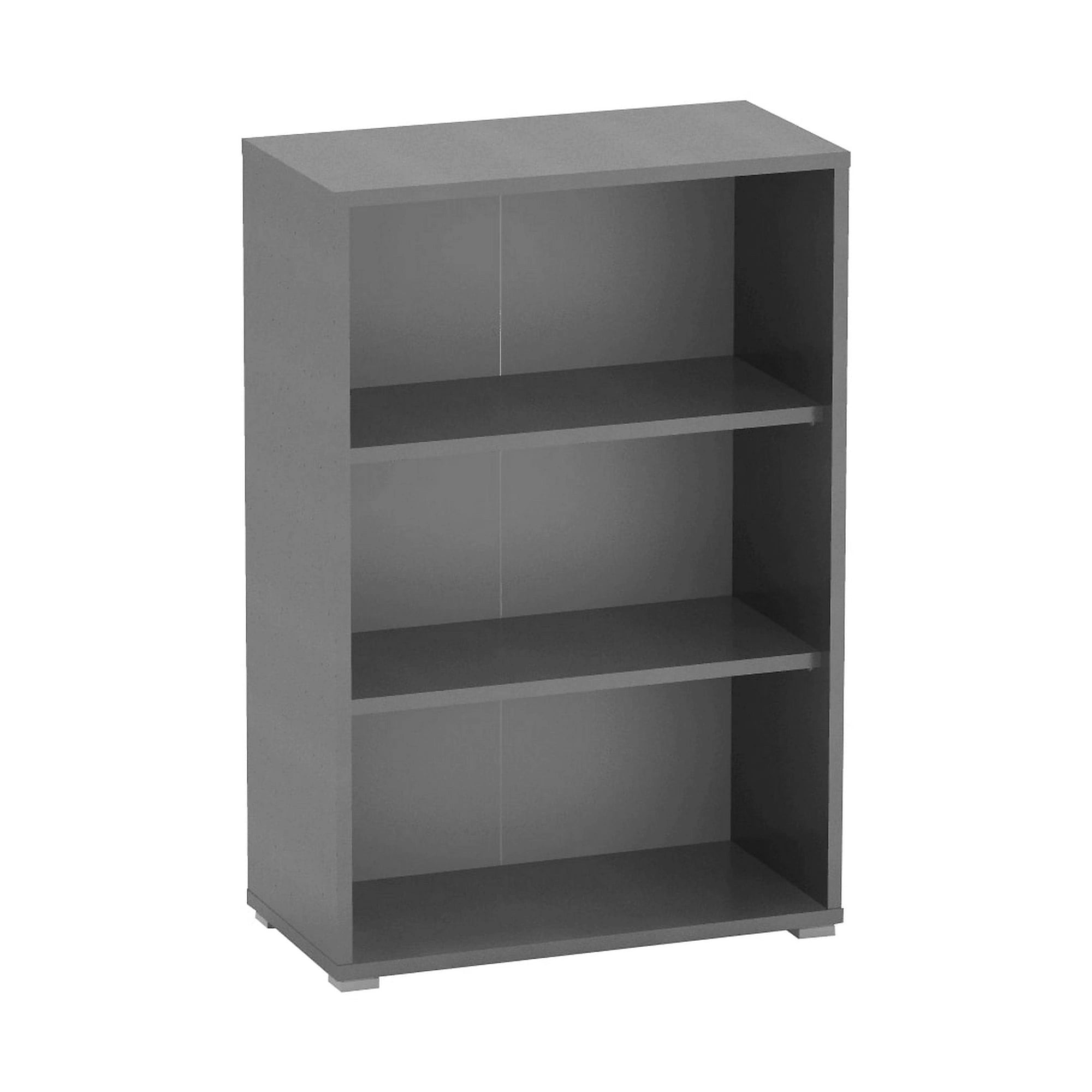 Biblioteca RIOMA NEW TYP 04, gri grafit, PAL melaminat, 75x38x112 cm