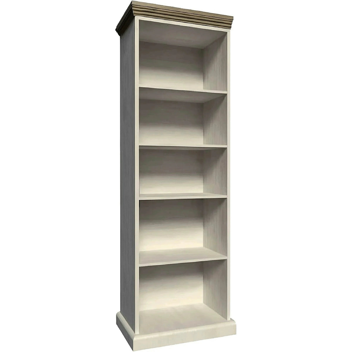 Biblioteca ROYAL RW, pin nordic/stejar salbatic, PAL melaminat, 68x39x187 cm