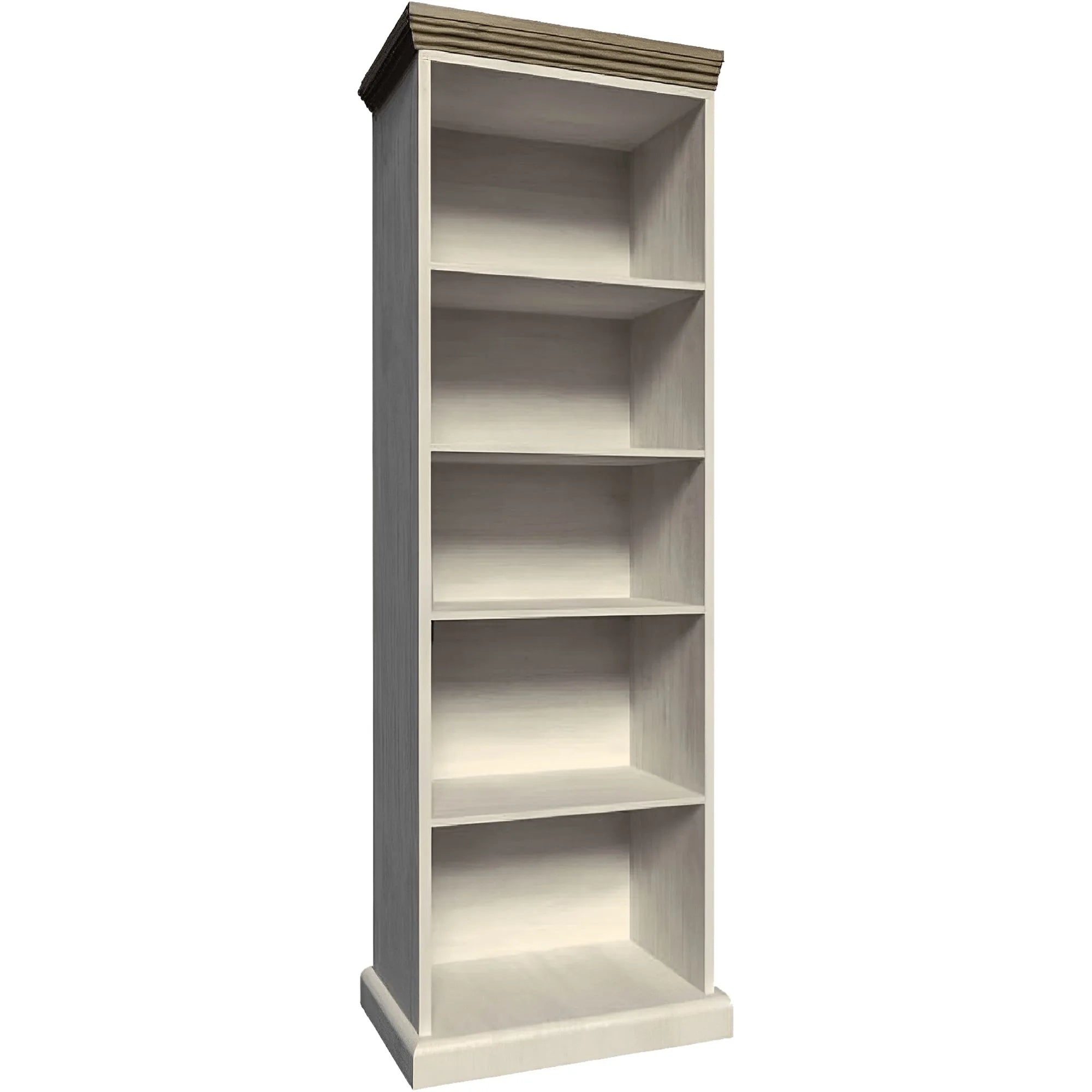 Biblioteca ROYAL RW, pin nordic/stejar salbatic, PAL melaminat, 68x39x187 cm