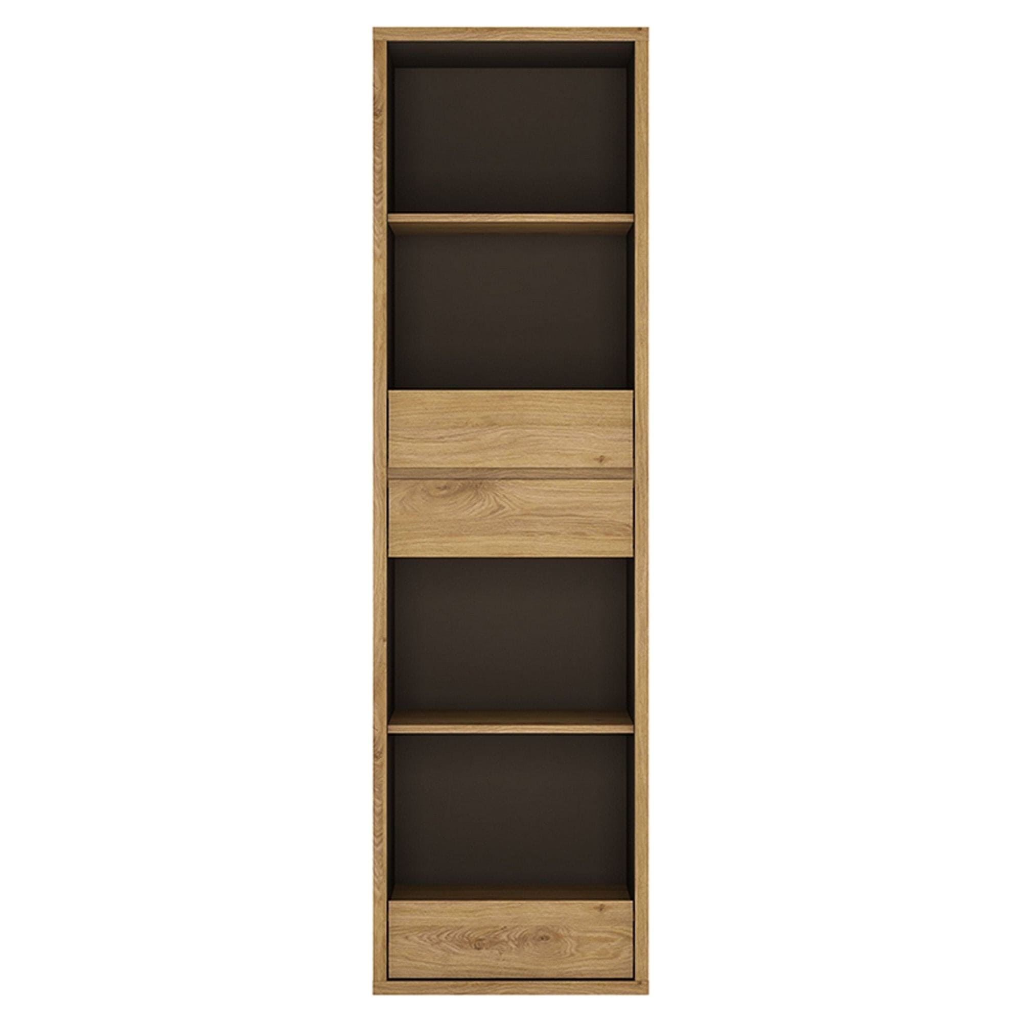 Biblioteca SHELDON TIP 11, stejar shetland, DTD laminat, 56x40x197 cm