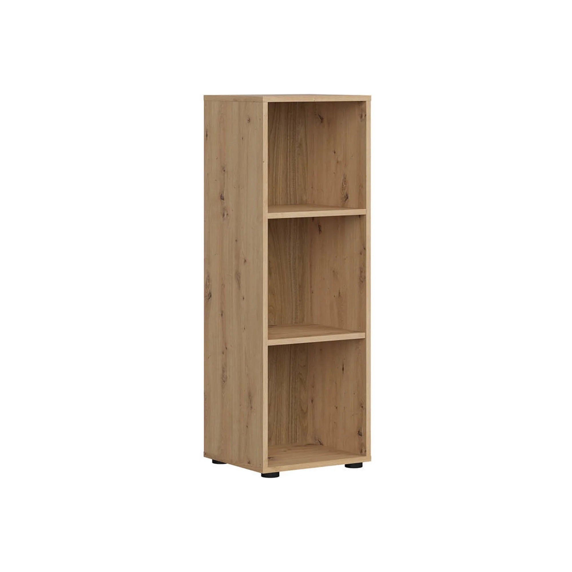 Biblioteca SPACE OFFICE, stejar artisan, PAL laminat, 42x37x122 cm