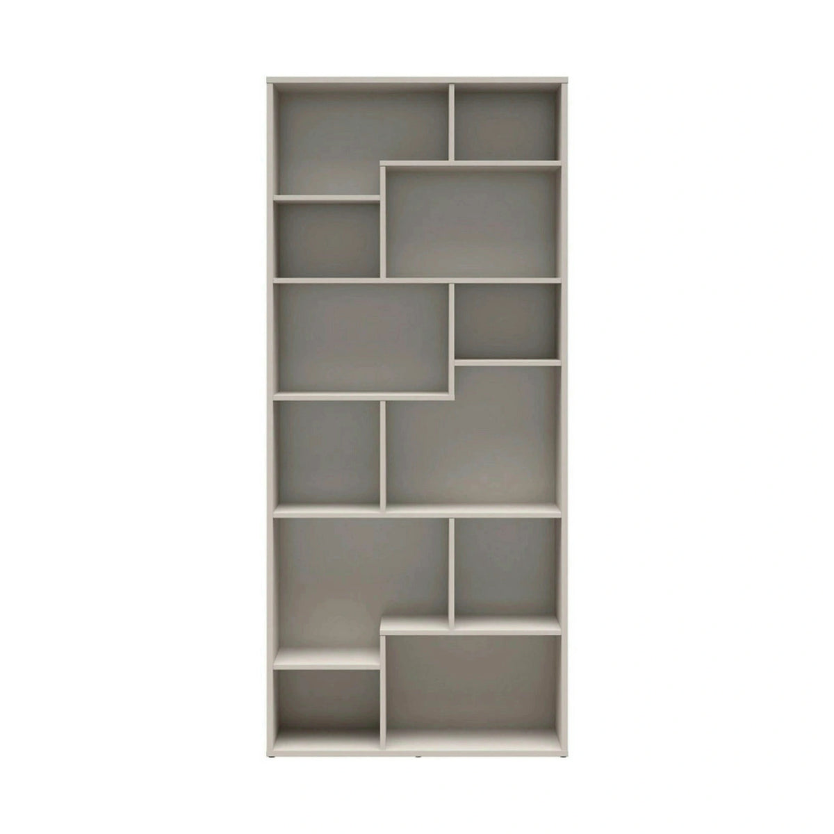 Biblioteca TETRIX, casmir, PAL melaminat, 88x34x198 cm