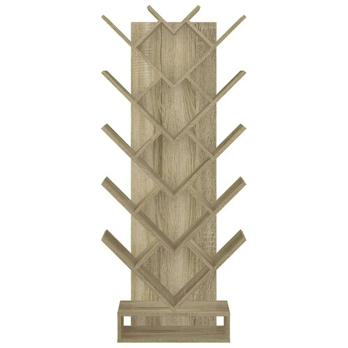 Biblioteca VEVEY, stejar, DTD laminat, 59x22x150 cm