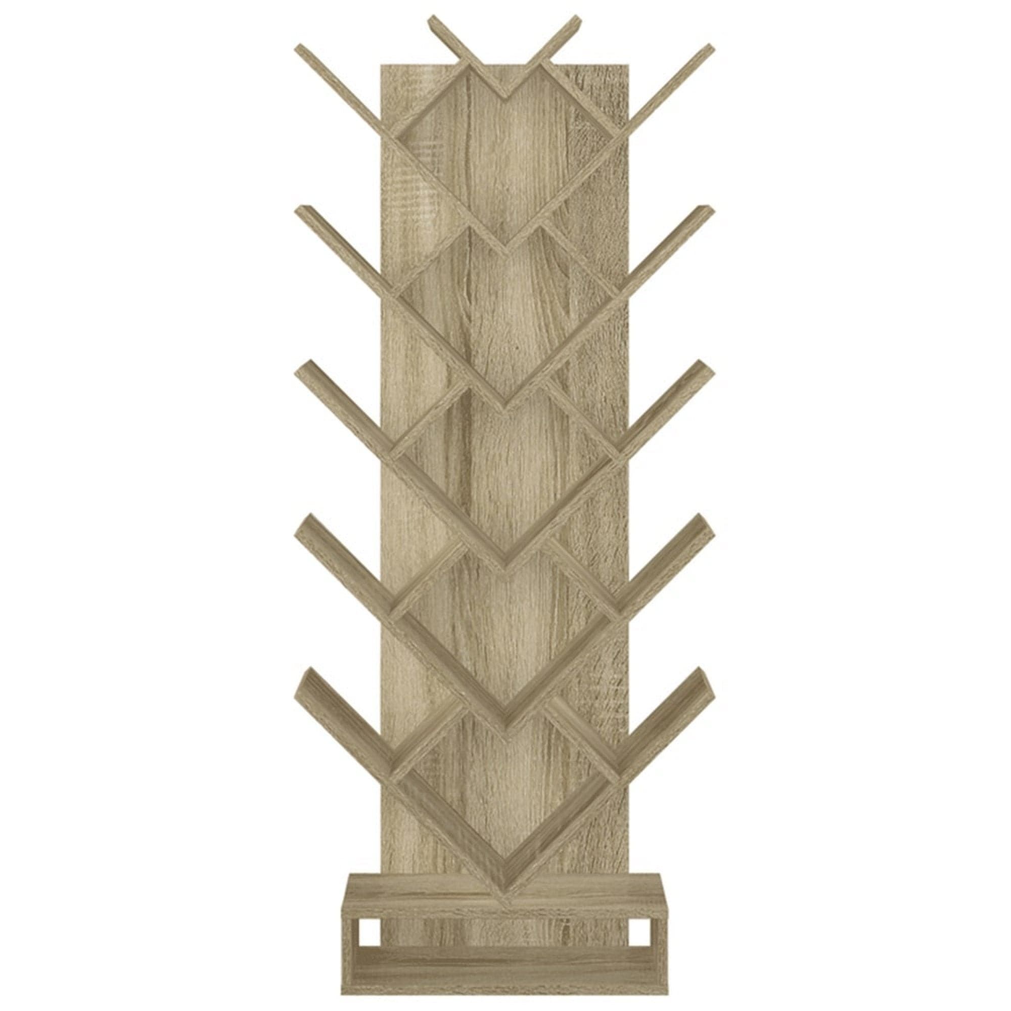 Biblioteca VEVEY, stejar, DTD laminat, 59x22x150 cm