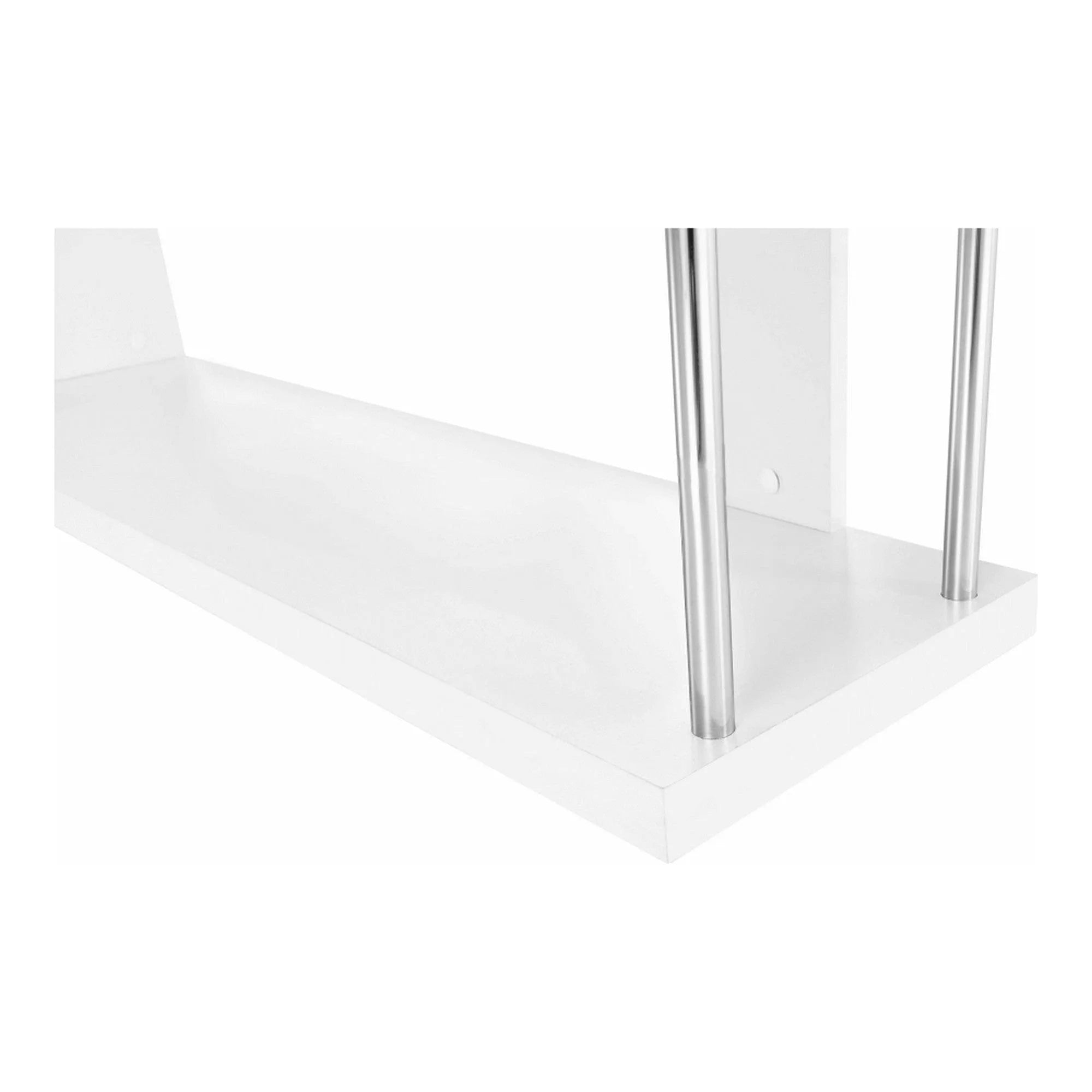 Bilioteca ALIS, alb, PAL melaminat, 110x29x191 cm