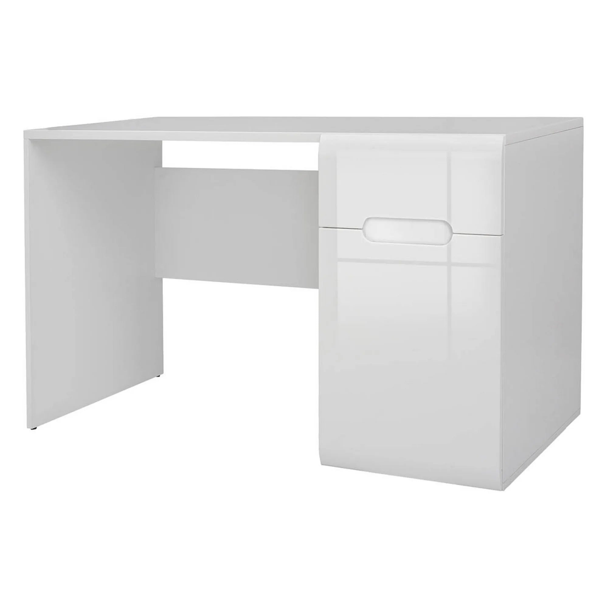 Birou AZTECA TRIO, alb, PAL, 120x66x75 cm