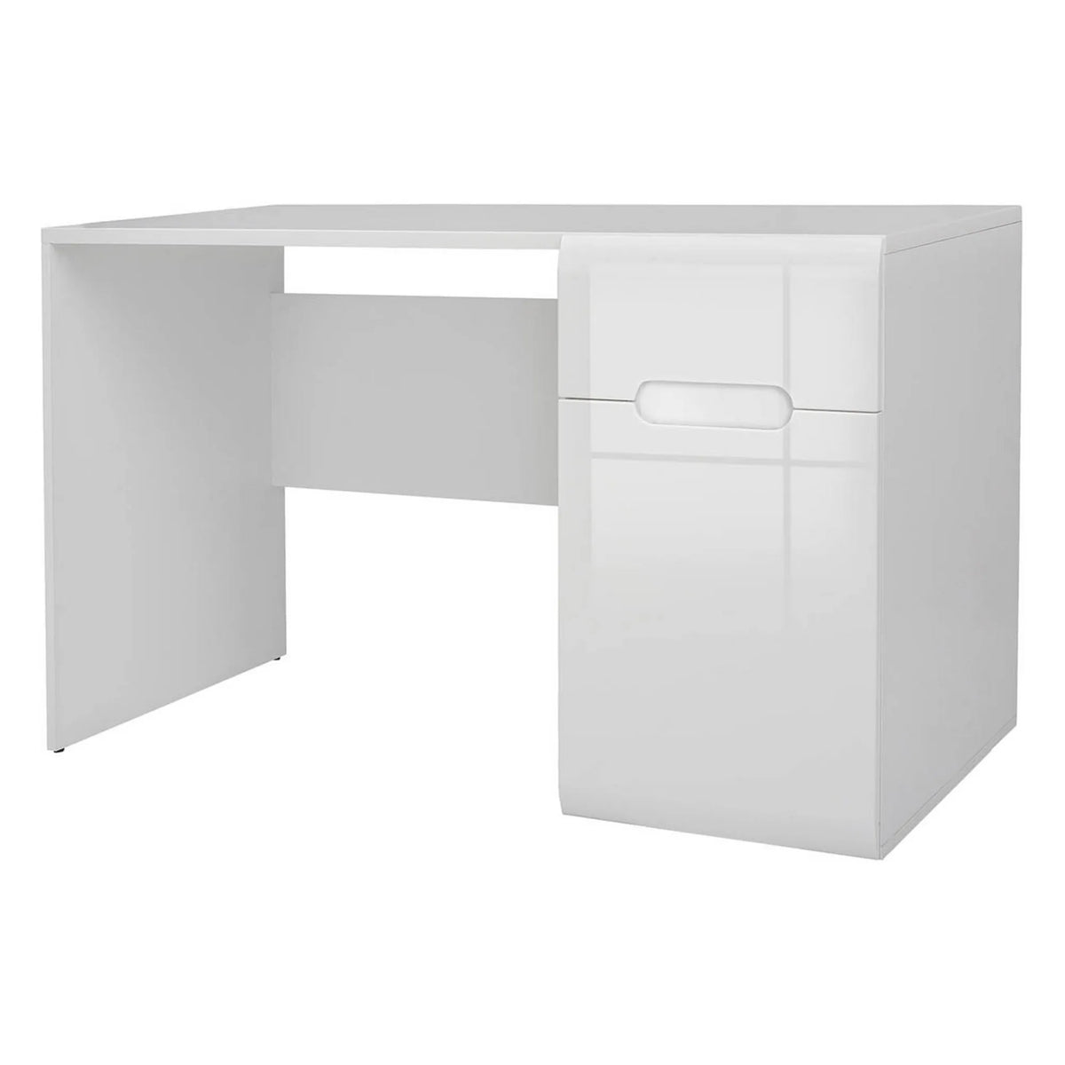 Birou AZTECA TRIO, alb, PAL, 120x66x75 cm