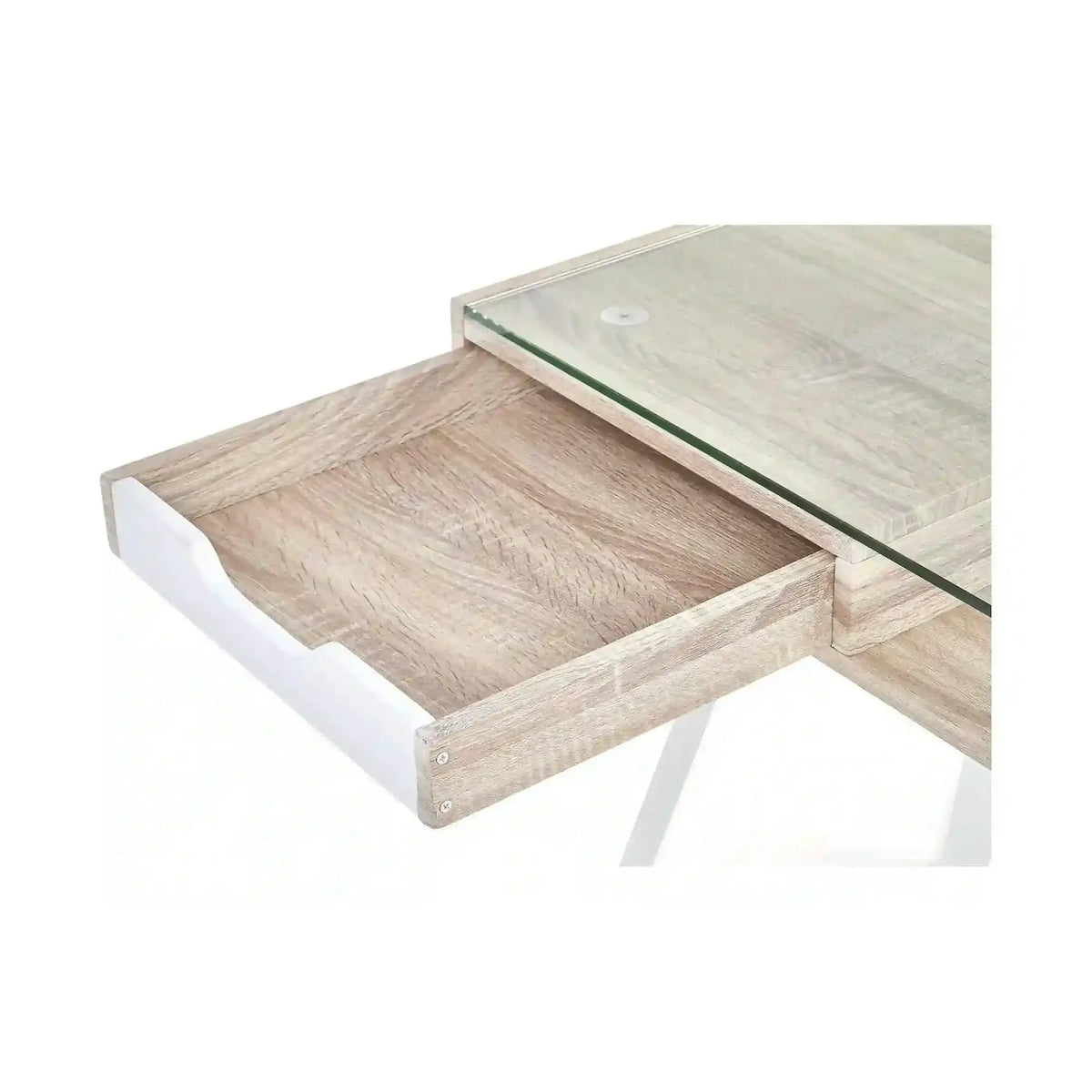 Birou B33, stejar sonoma/alb, 120x60x76 cm