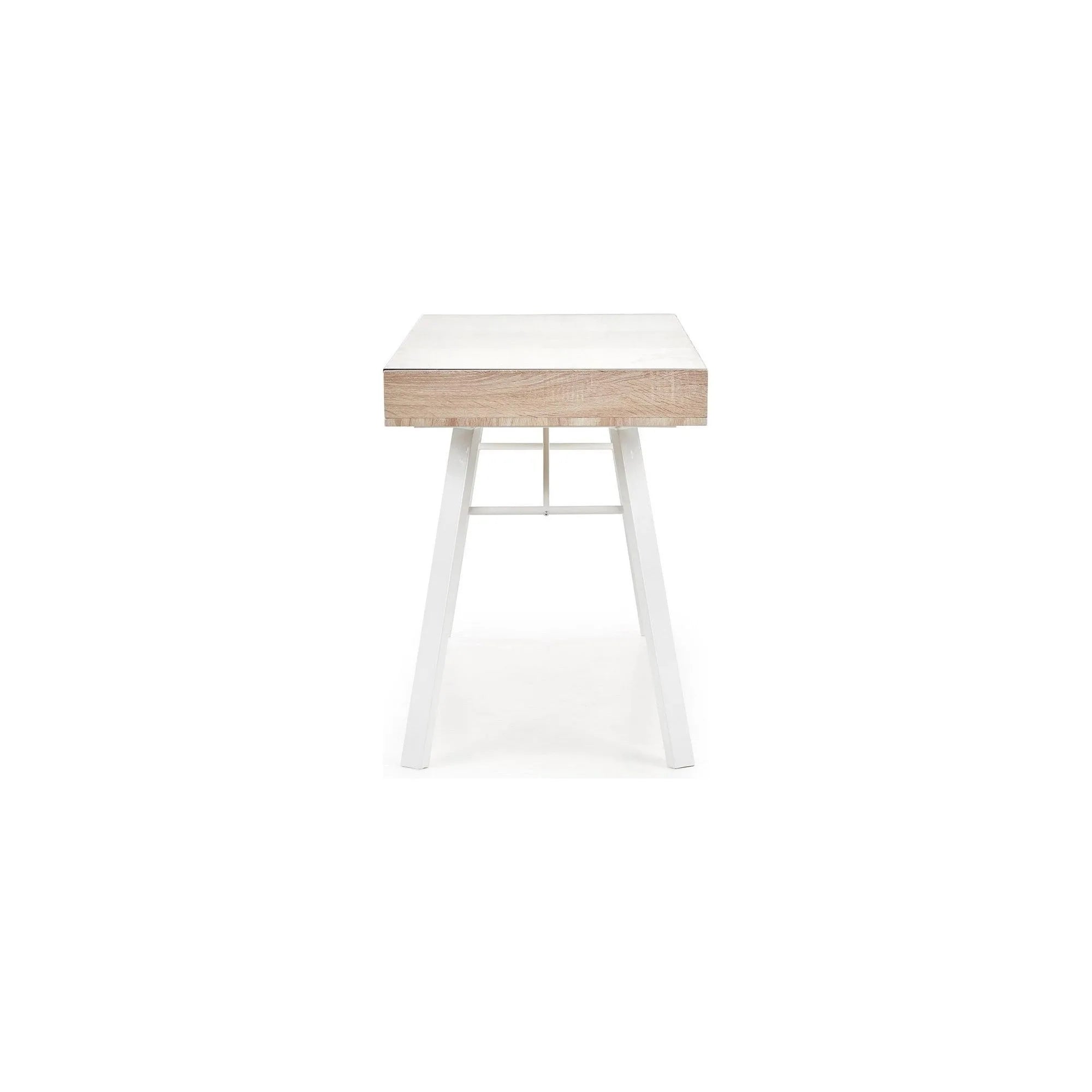 Birou B33, stejar sonoma/alb, 120x60x76 cm