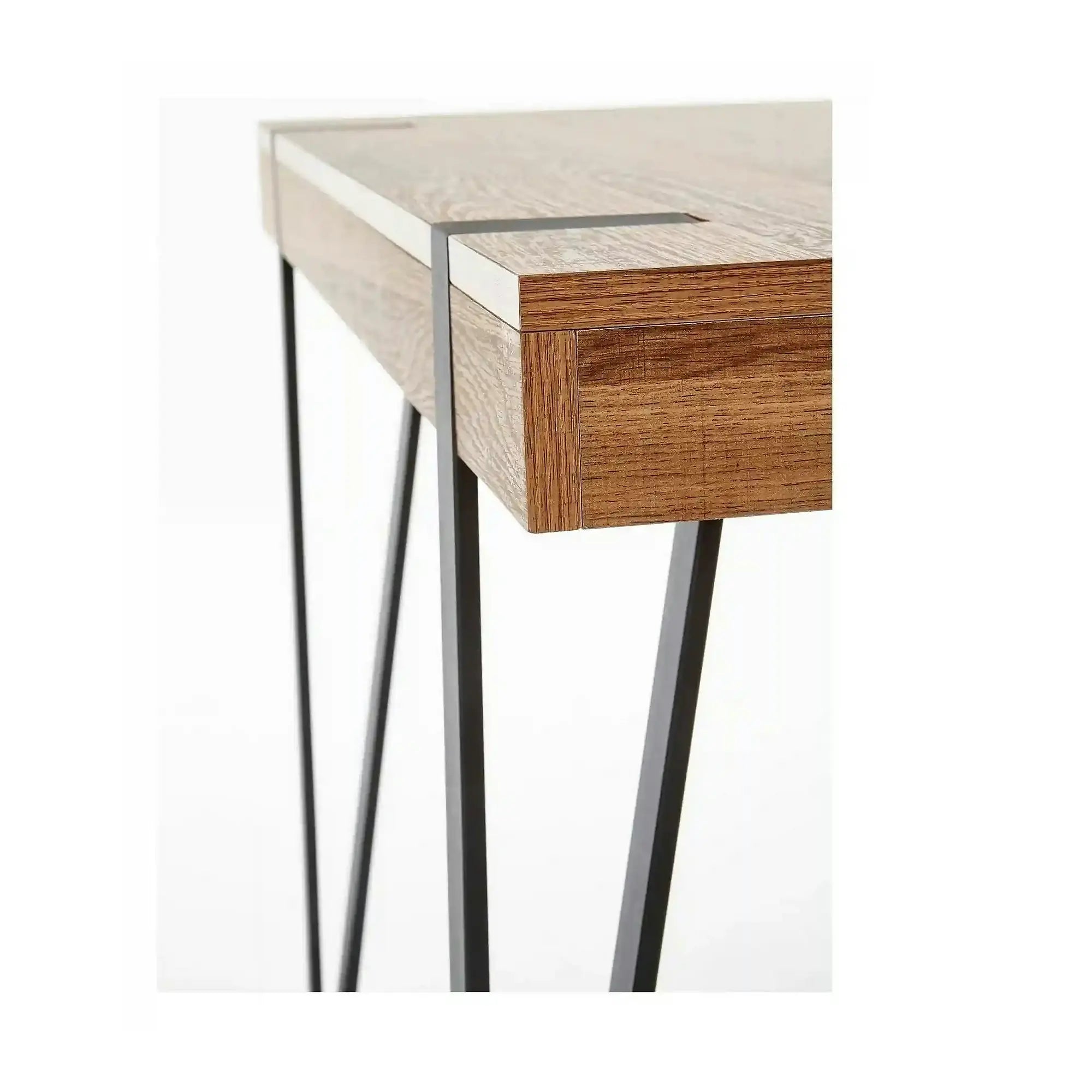 Birou B39, nuc/negru, 110x55x76 cm