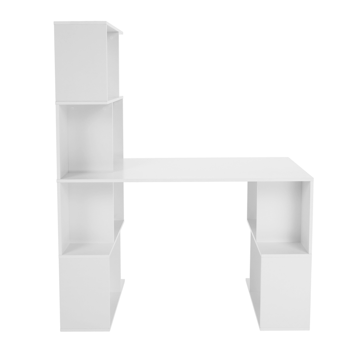 Birou FLOKI NEW, alb, DTD laminat, 120x60x150 cm