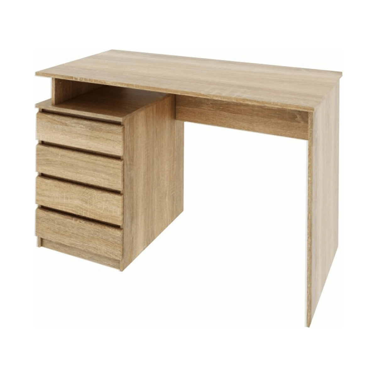 Birou HANY NEW, stejar sonoma, DTD laminat, 118x60x75 cm