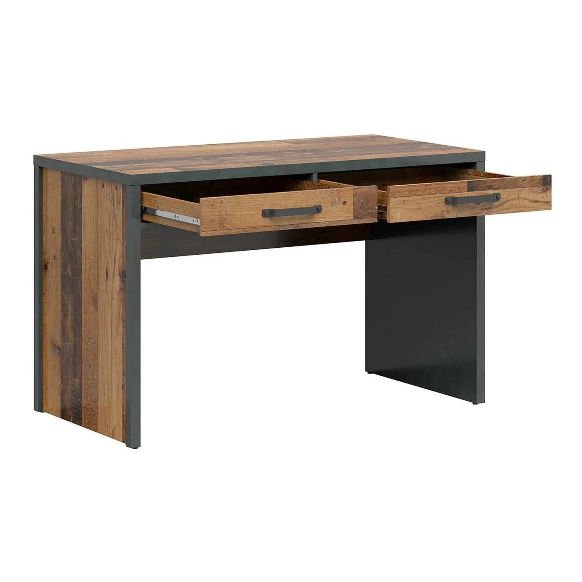 Birou WESTON, maro/gri grafit, PAL laminat, 120x60x76 cm