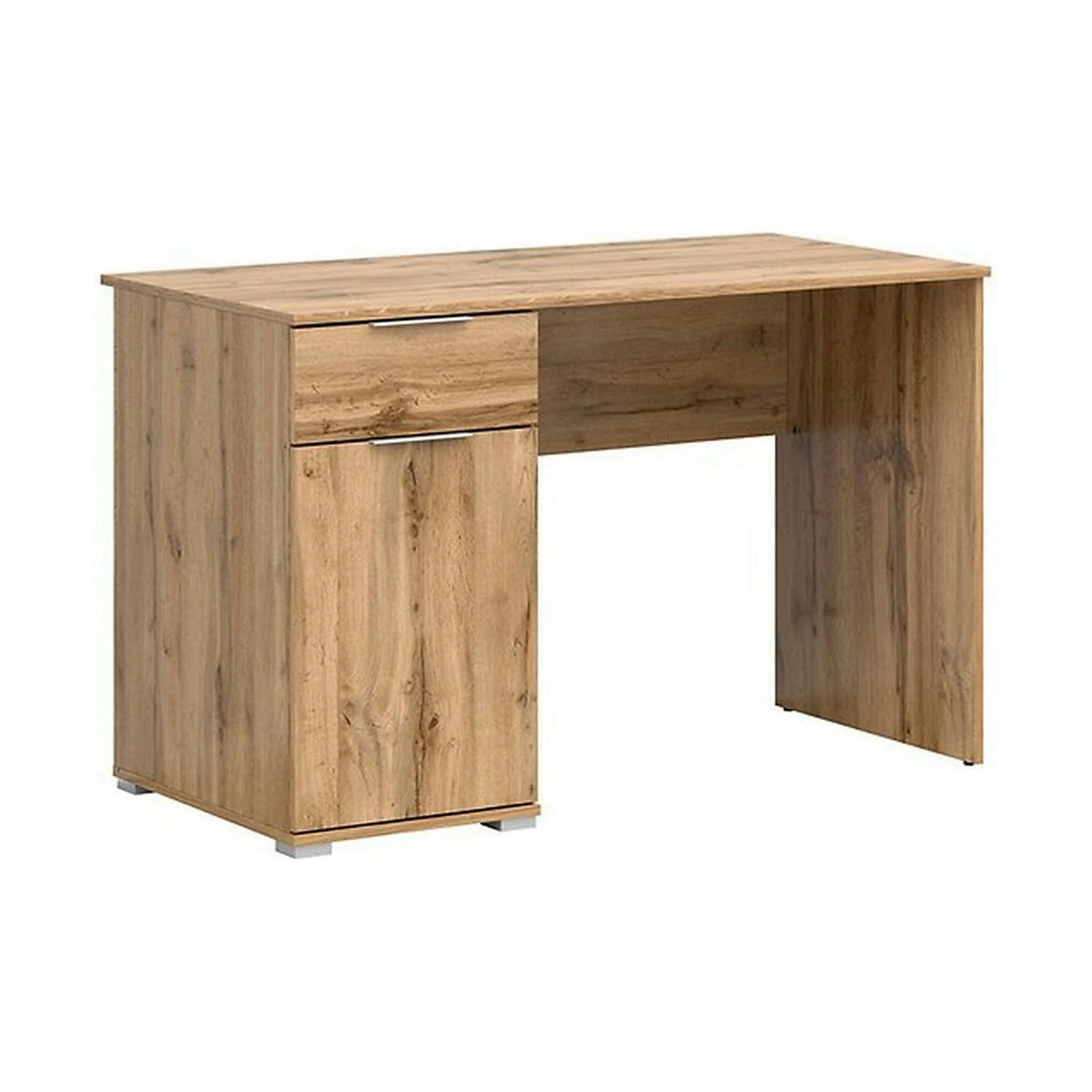 Birou ZELE, stejar wotan, PAL laminat, 120x60x76 cm