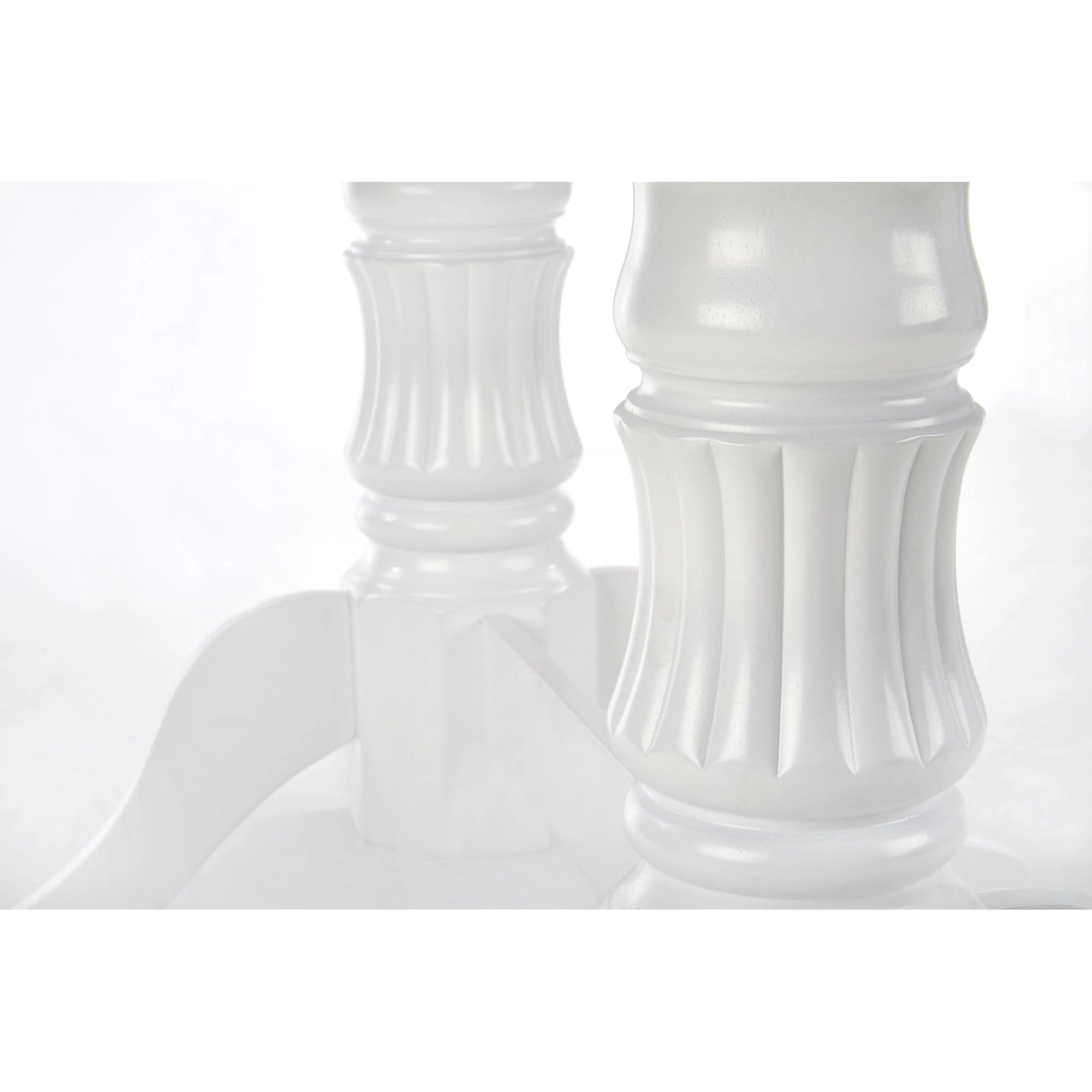 Masa alba vintage JOSEPH, 150/190x90x77 cm