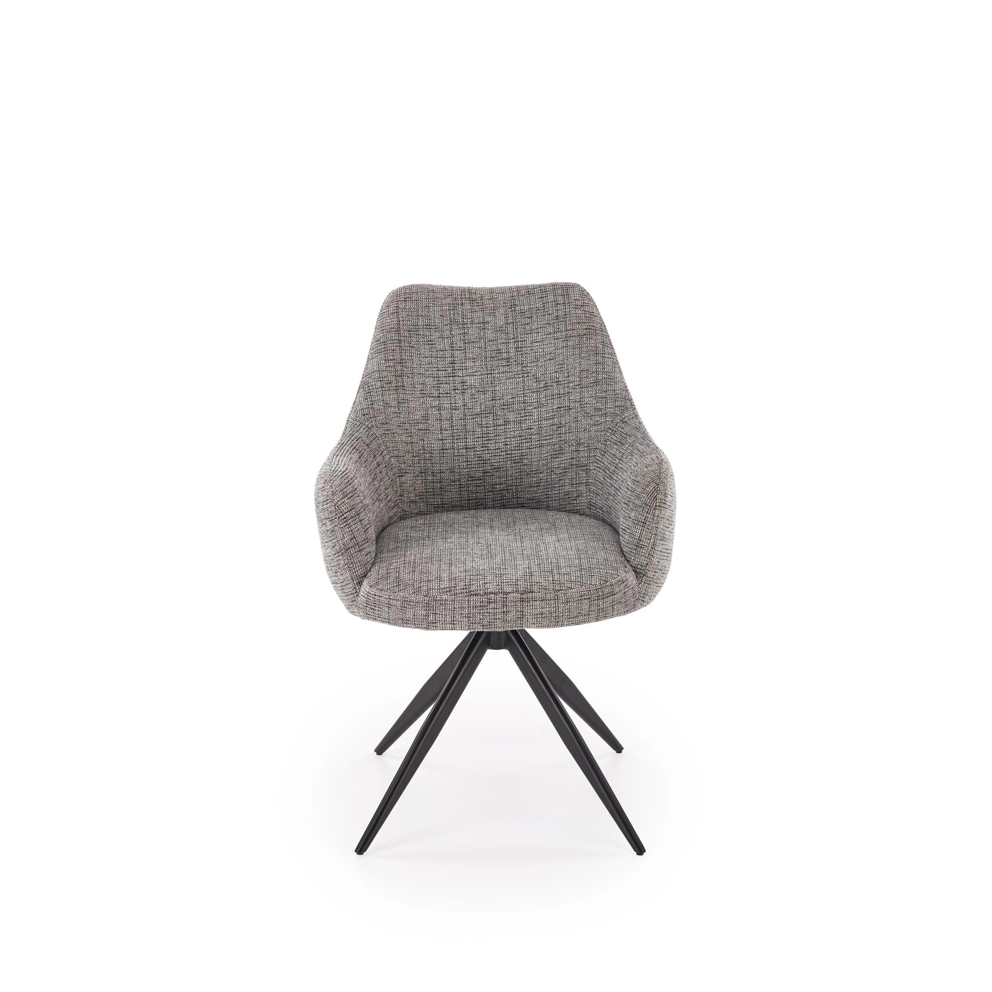 Scaun K564, gri/negru, stofa clasica/metal, 60x63x87 cm