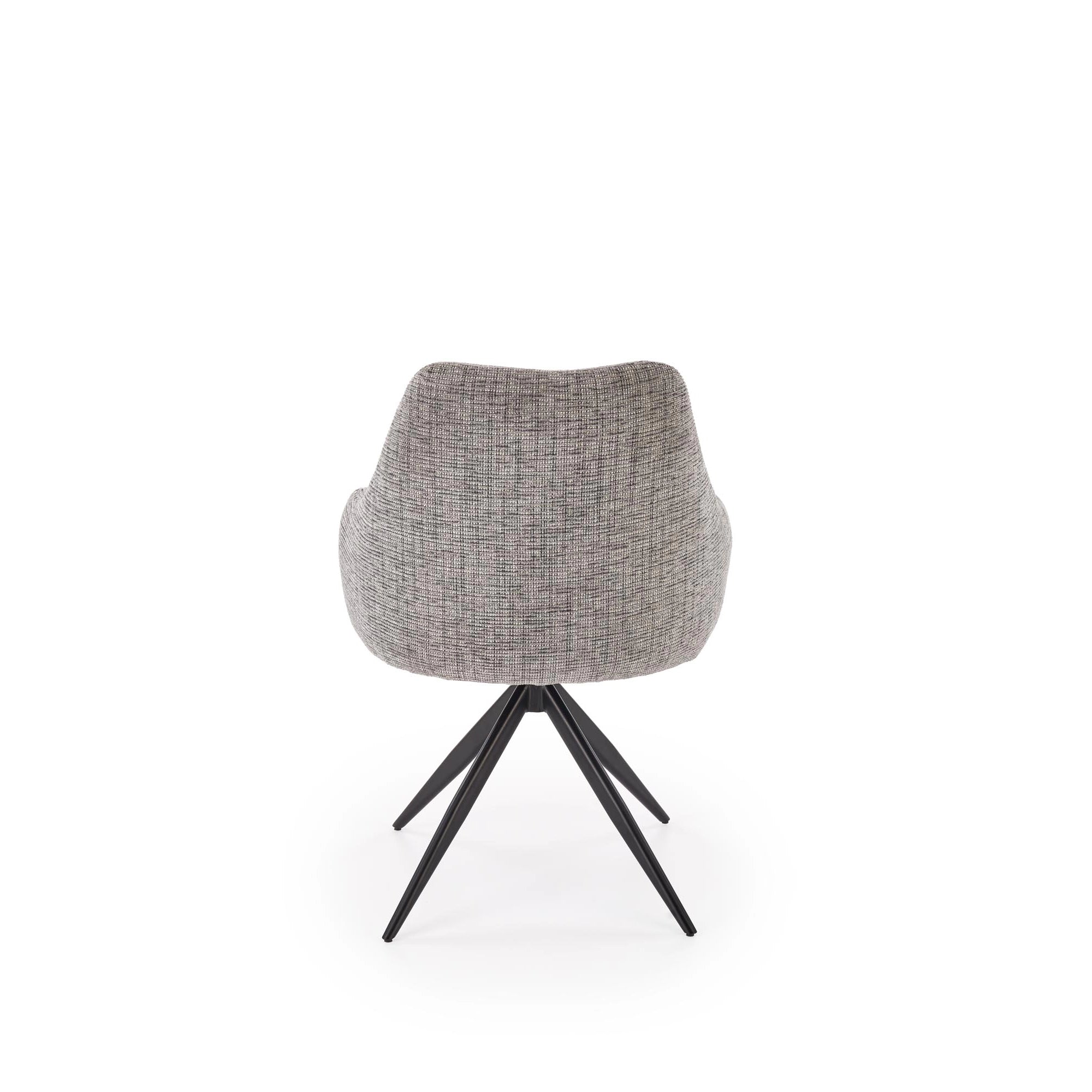 Scaun K564, gri/negru, stofa clasica/metal, 60x63x87 cm