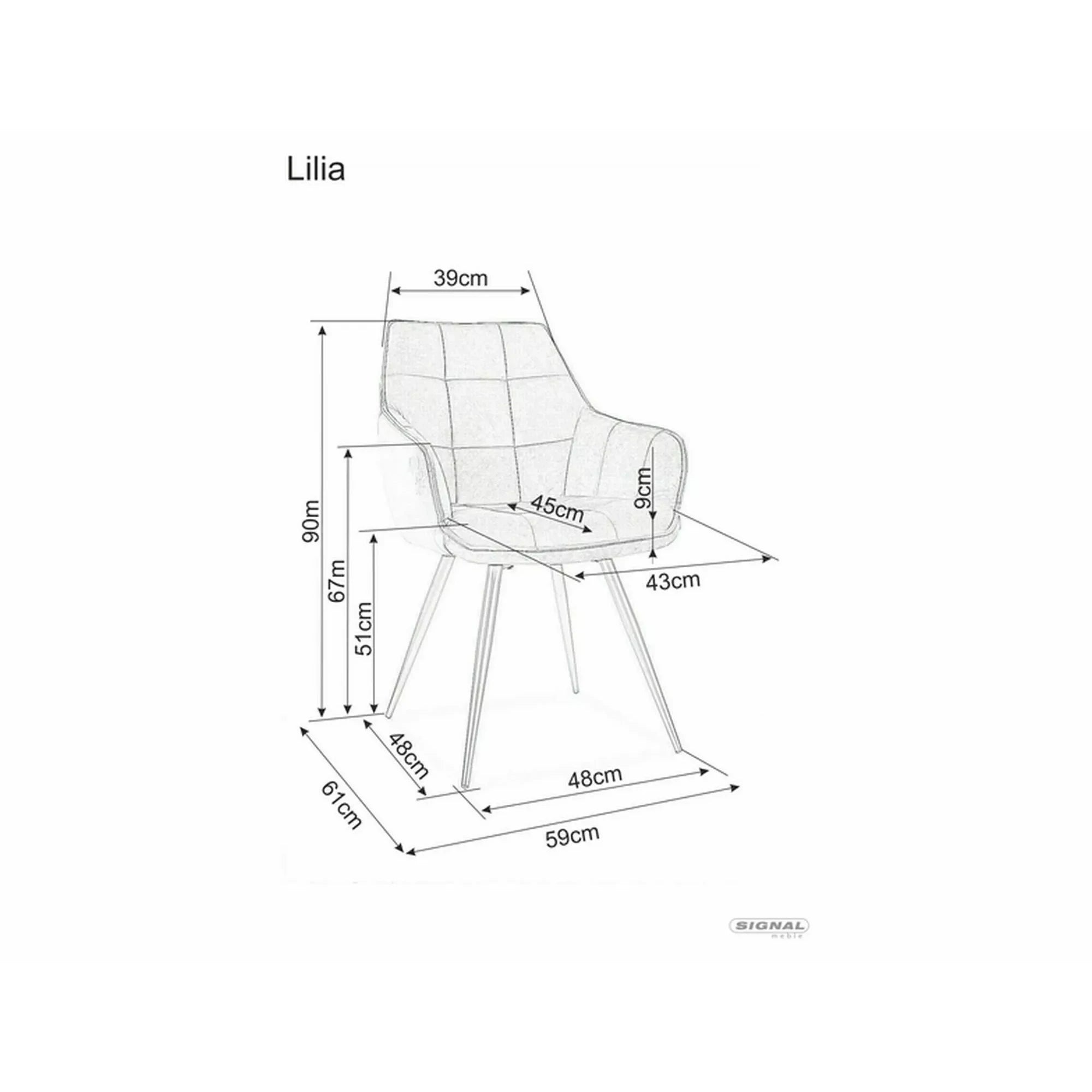 Scaun tapitat stofa LILIA, caramiziu/negru, 59x45x90 cm